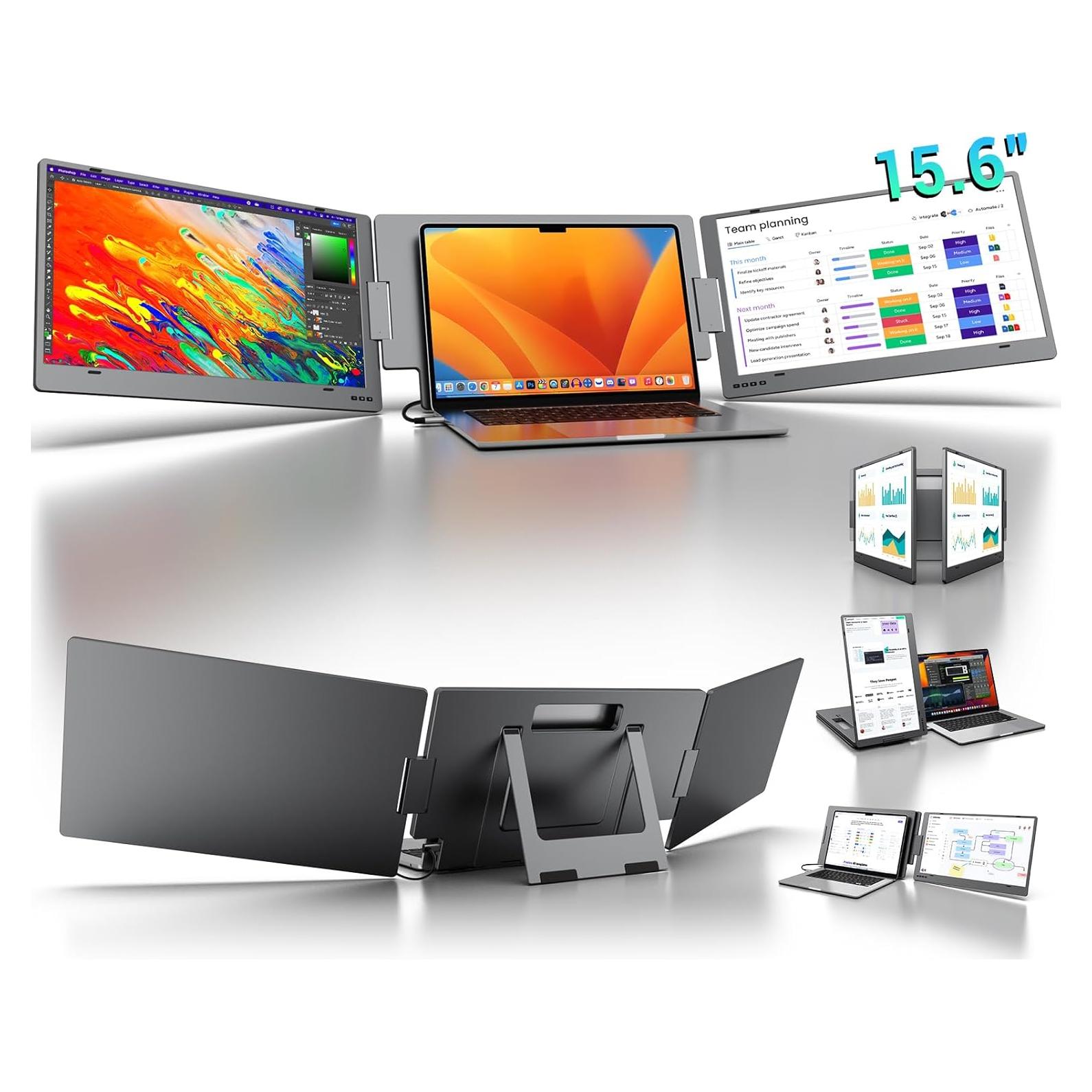 Extensor de Pantalla KYY X90D 15.6" FHD Portátil USB-C