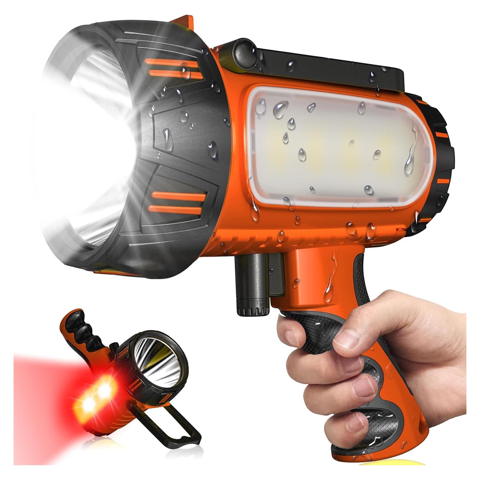 Linterna Portátil Recargable CHRMJERN FL1 90,000 Lúmenes