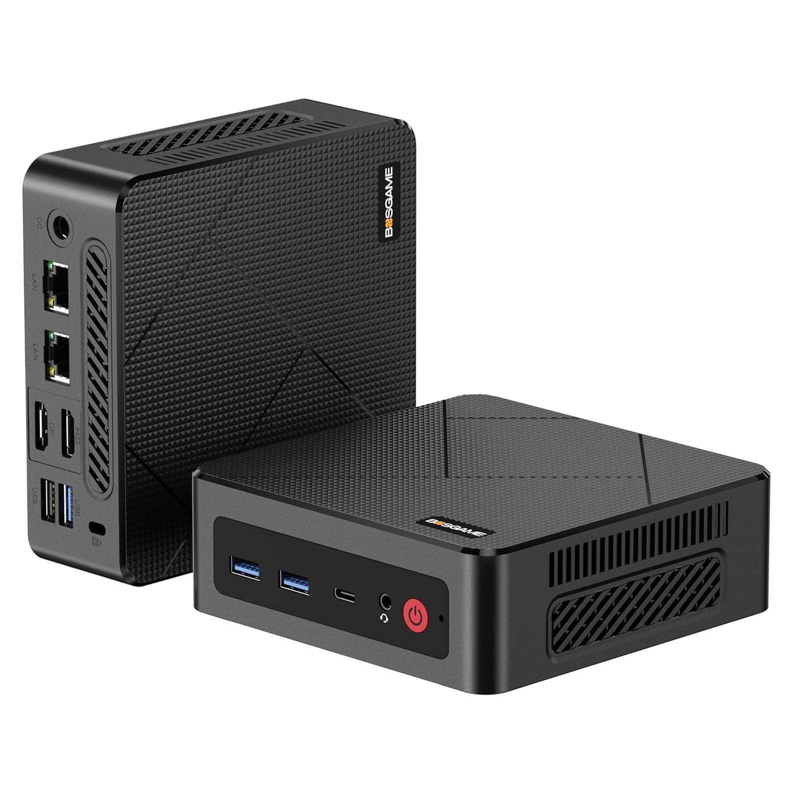 Mini PC BOSGAME E4 Ryzen 5 3550H 16GB 512GB 4K Triple Pantalla