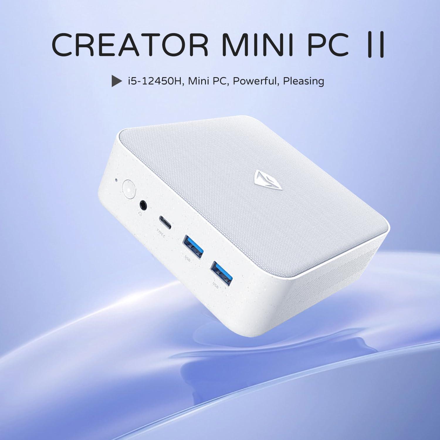 Mini PC Machenike 12ª Gen Intel i5-12450H 64GB RAM 1TB SSD