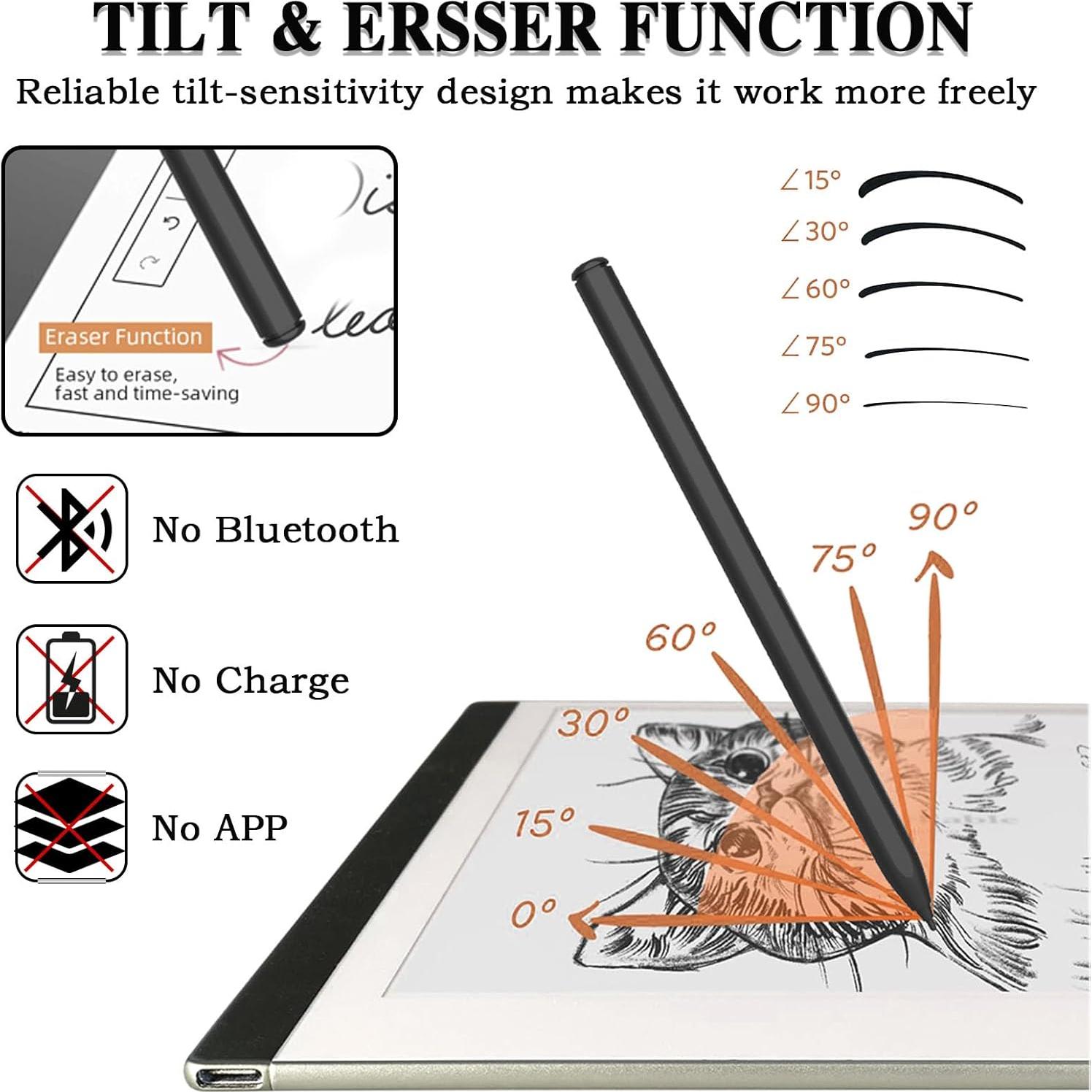 Estilógrafo EMR Luntak con Borrador y 5 Puntas - Compatible con Remarkable 1 y 2