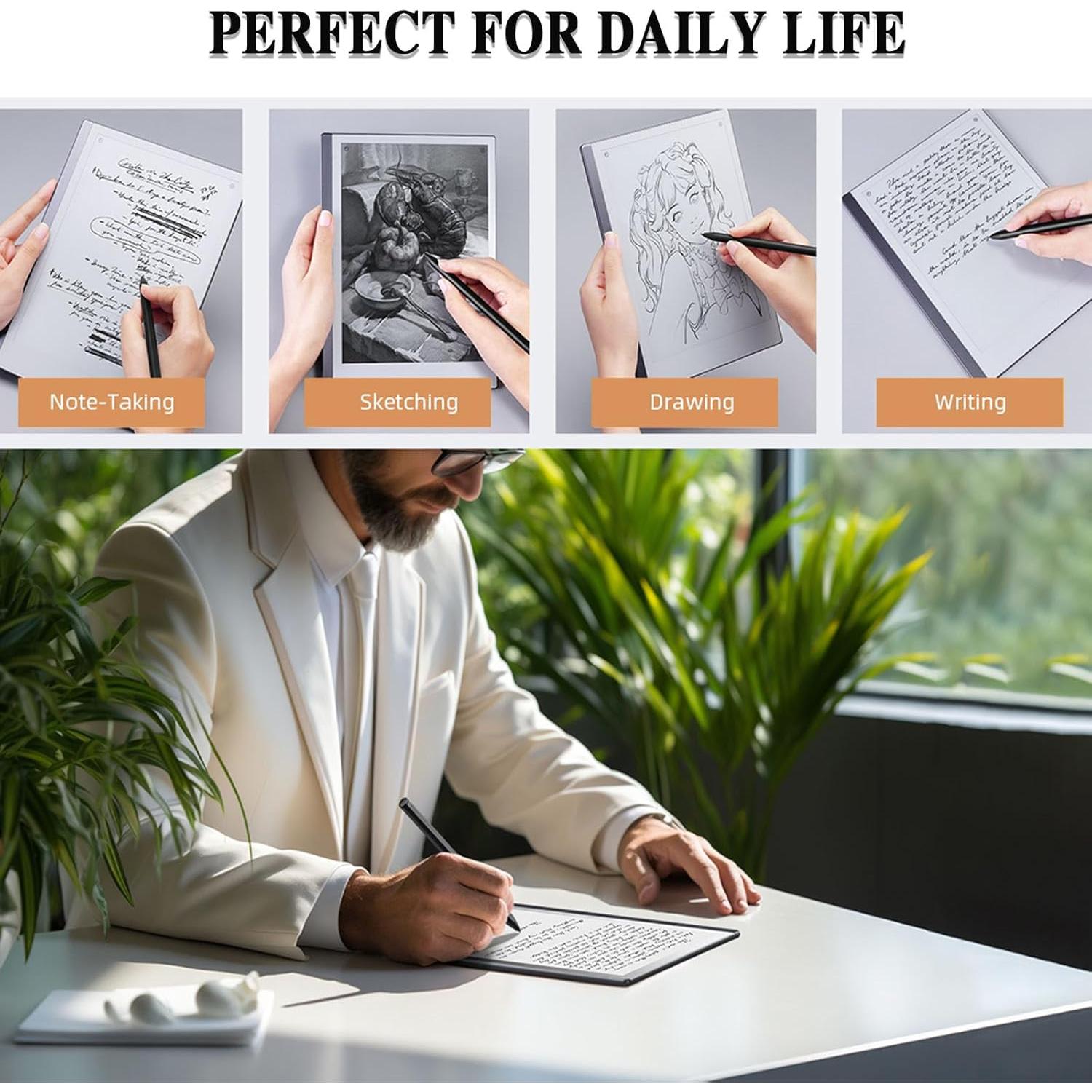 Estilógrafo EMR Luntak con Borrador y 5 Puntas - Compatible con Remarkable 1 y 2