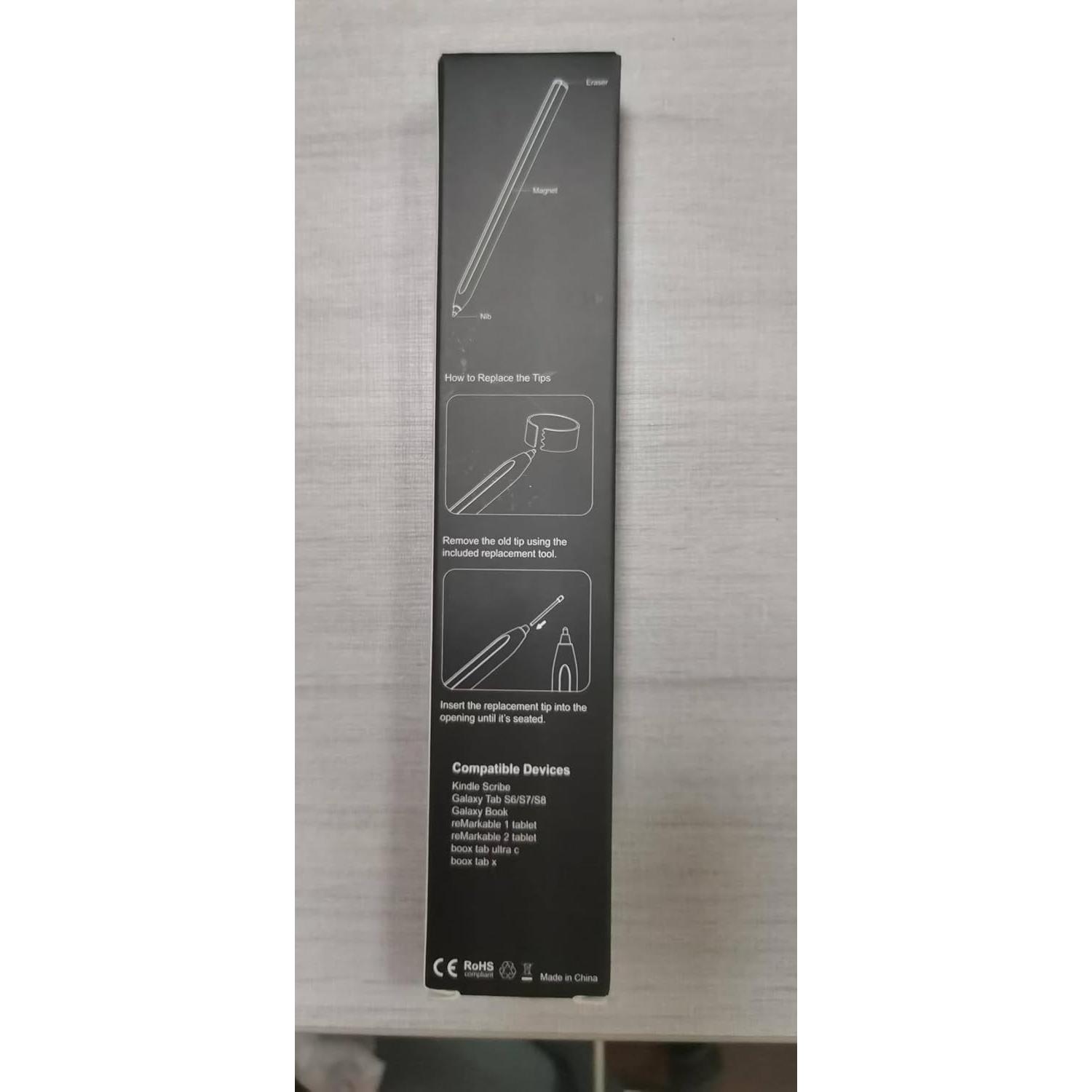 Estilógrafo EMR Luntak con Borrador y 5 Puntas - Compatible con Remarkable 1 y 2