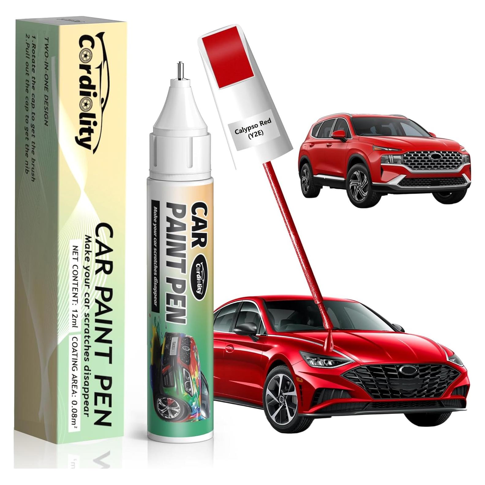 Pintura de Retoque Cardiality Calypso Rojo Y2E para Hyundai