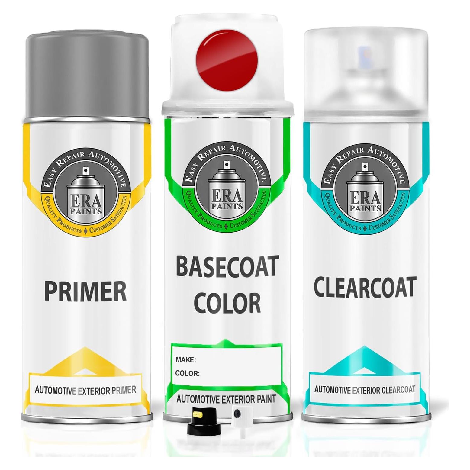 Pintura Automotriz Spray ERA Rojo Viper DODGE 946 ml Kit Premium