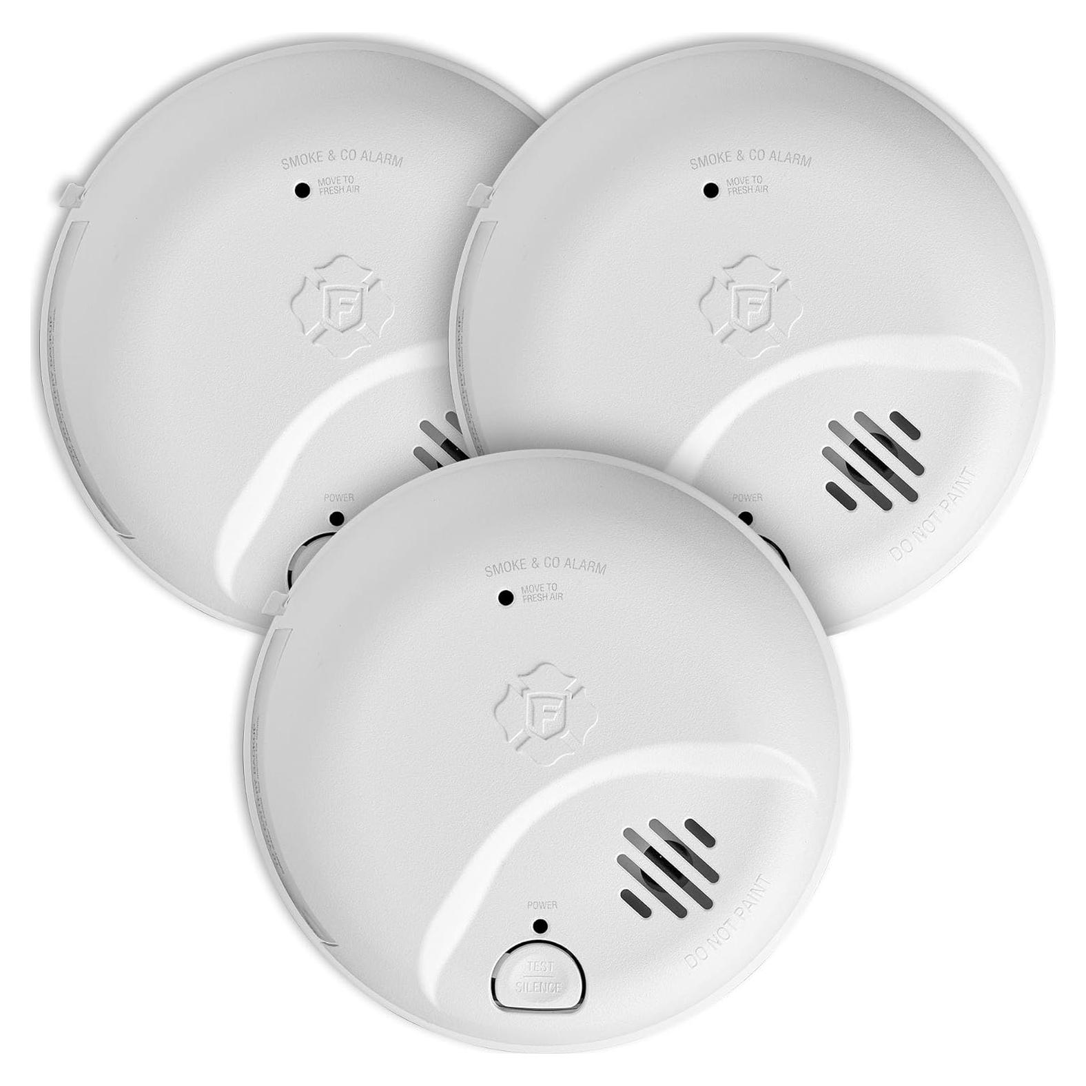 Alarma de Humo y Monóxido First Alert SMICO105-AC Paquete de 3