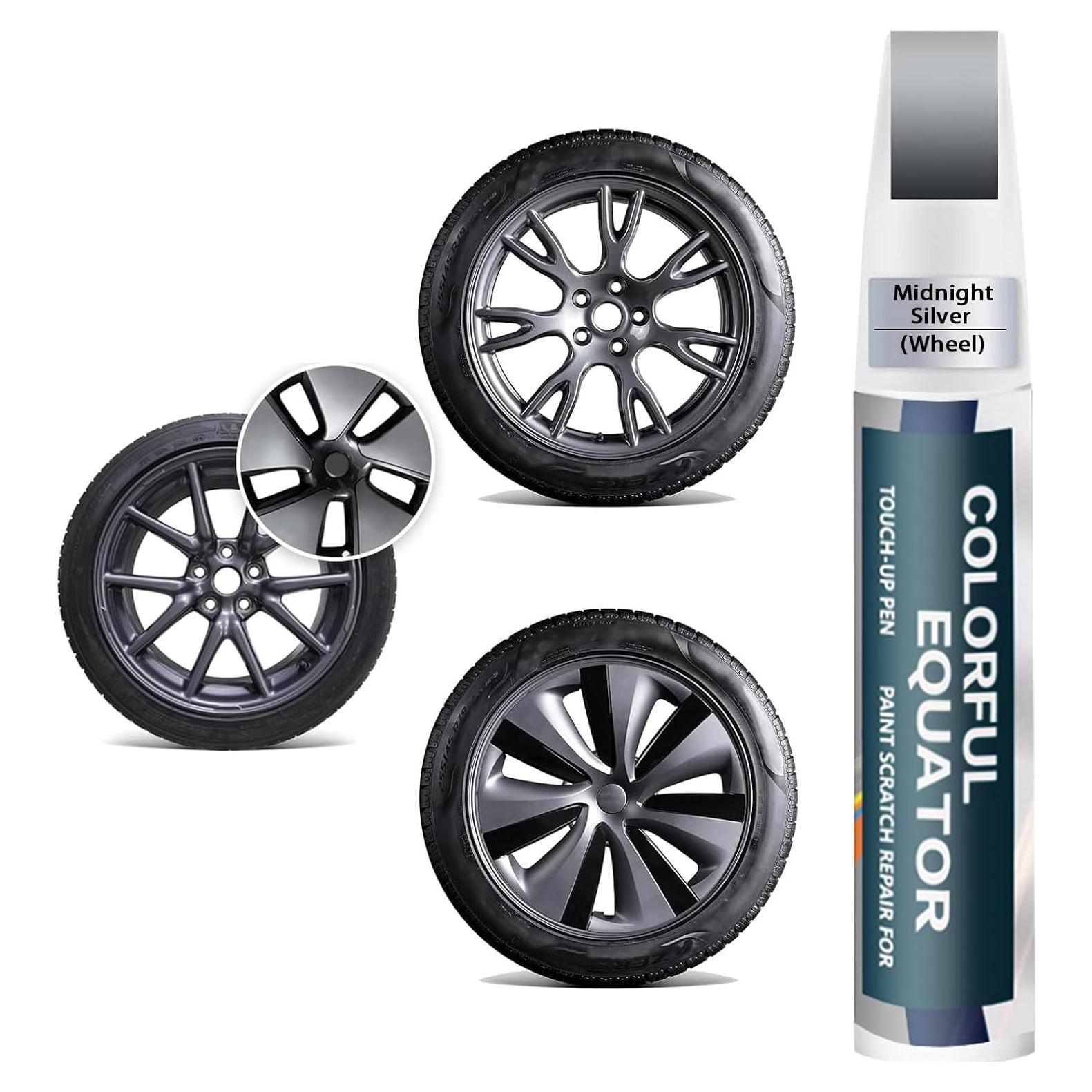 Pintura de Retoque Midnight Silver SNSIR para Llantas Tesla