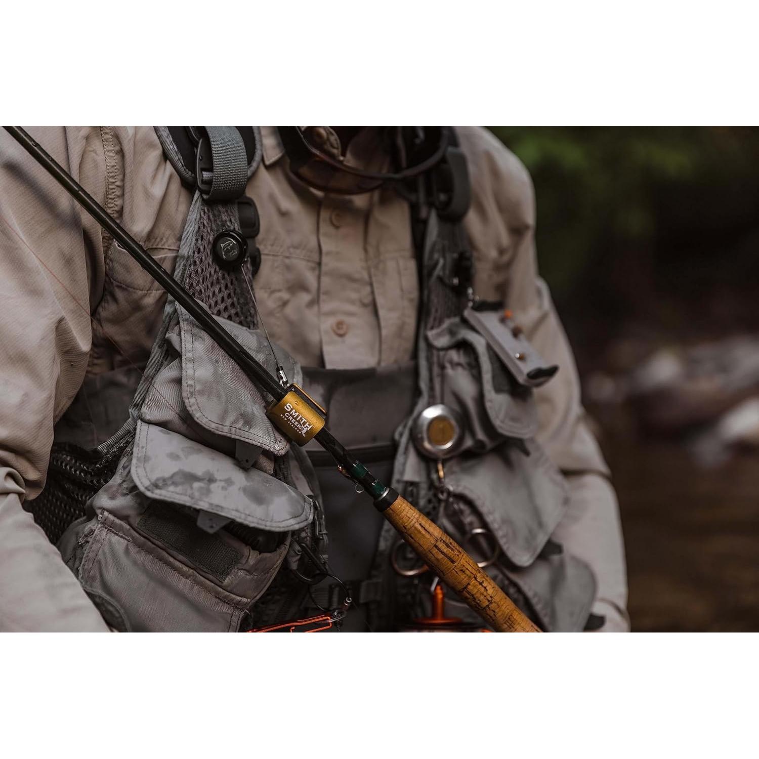 Clip de Varilla Smith Creek Verde con Zinger Ajustable