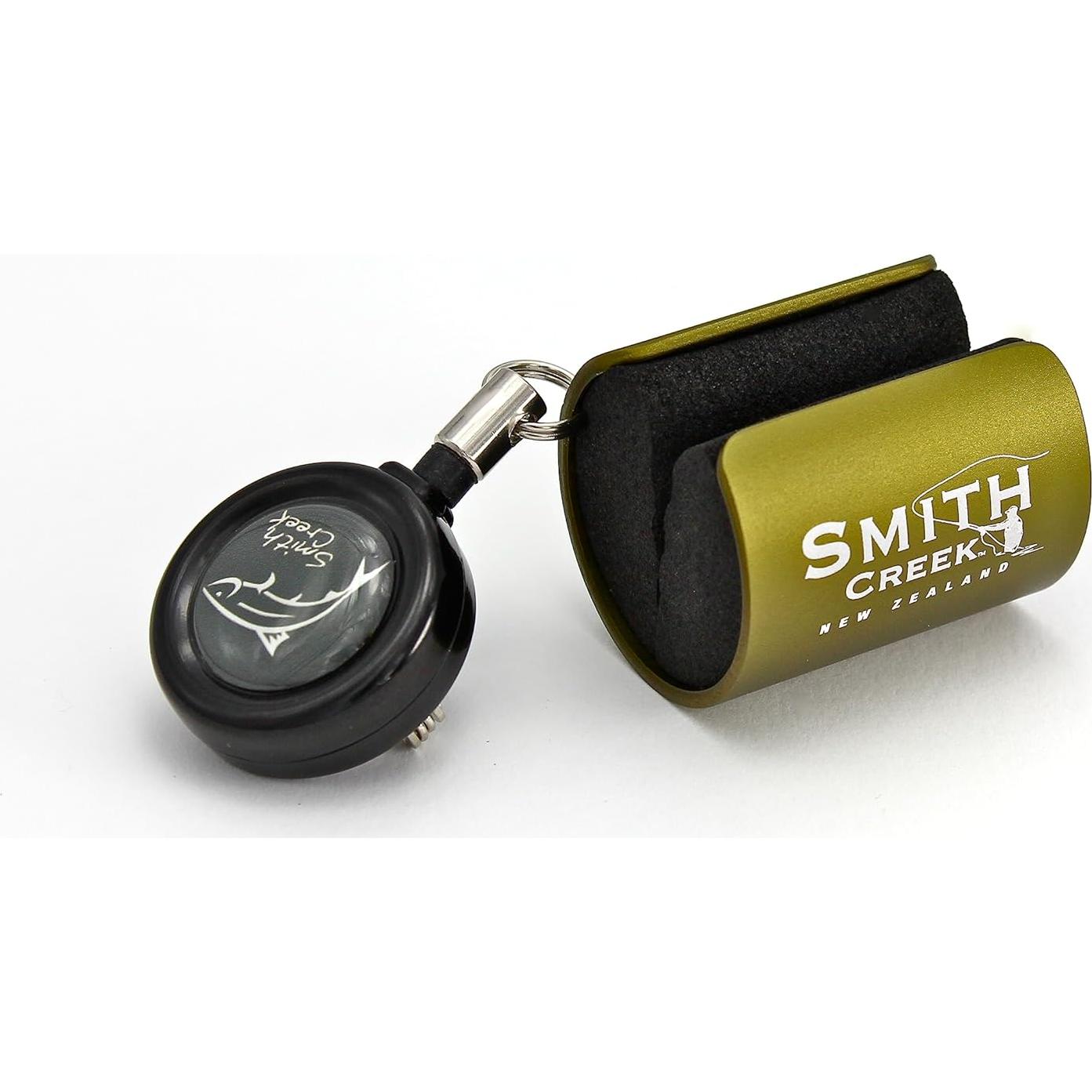 Clip de Varilla Smith Creek Verde con Zinger Ajustable