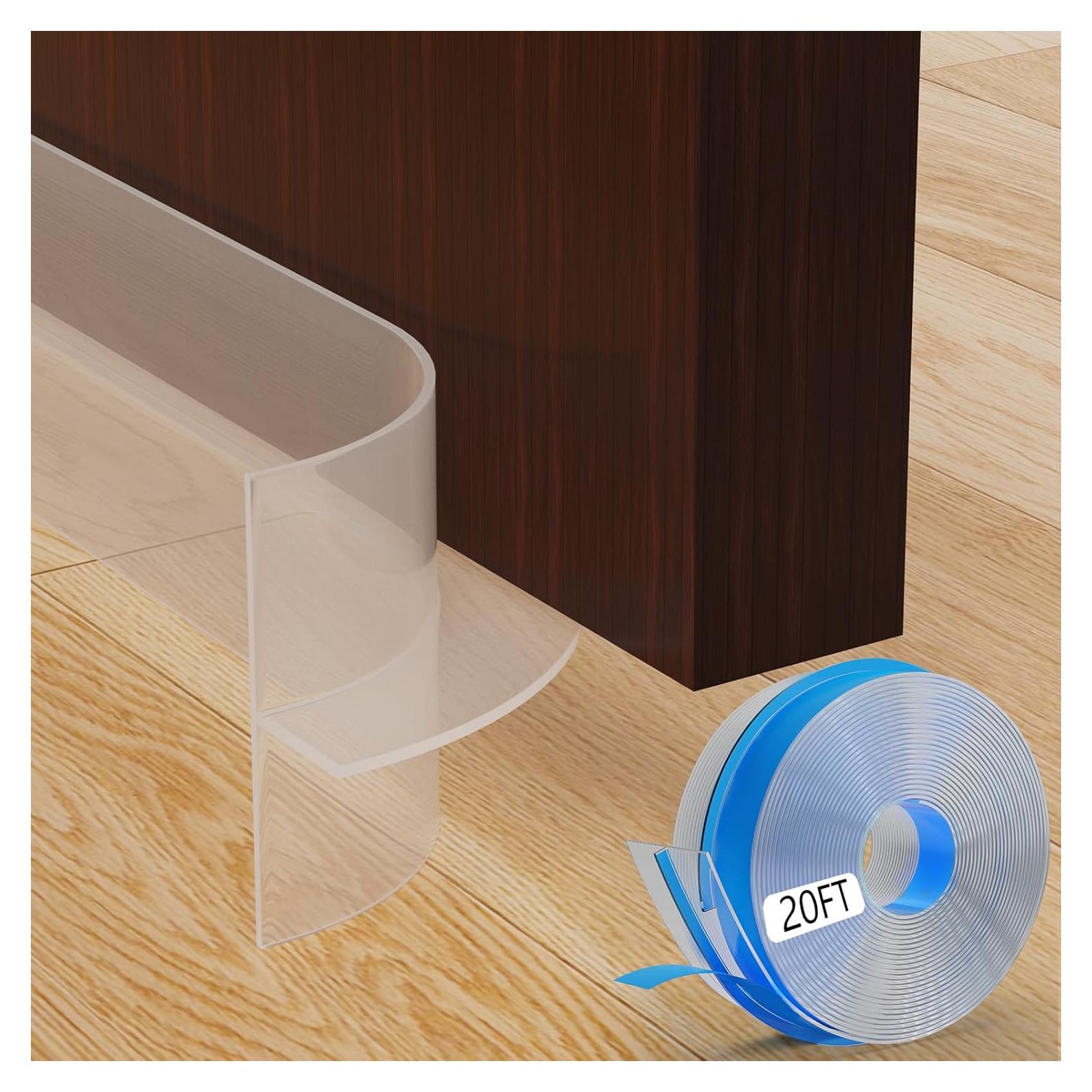 Burlete de Silicona en T SILIENTWERK 6.1m x 3.48cm Transparente