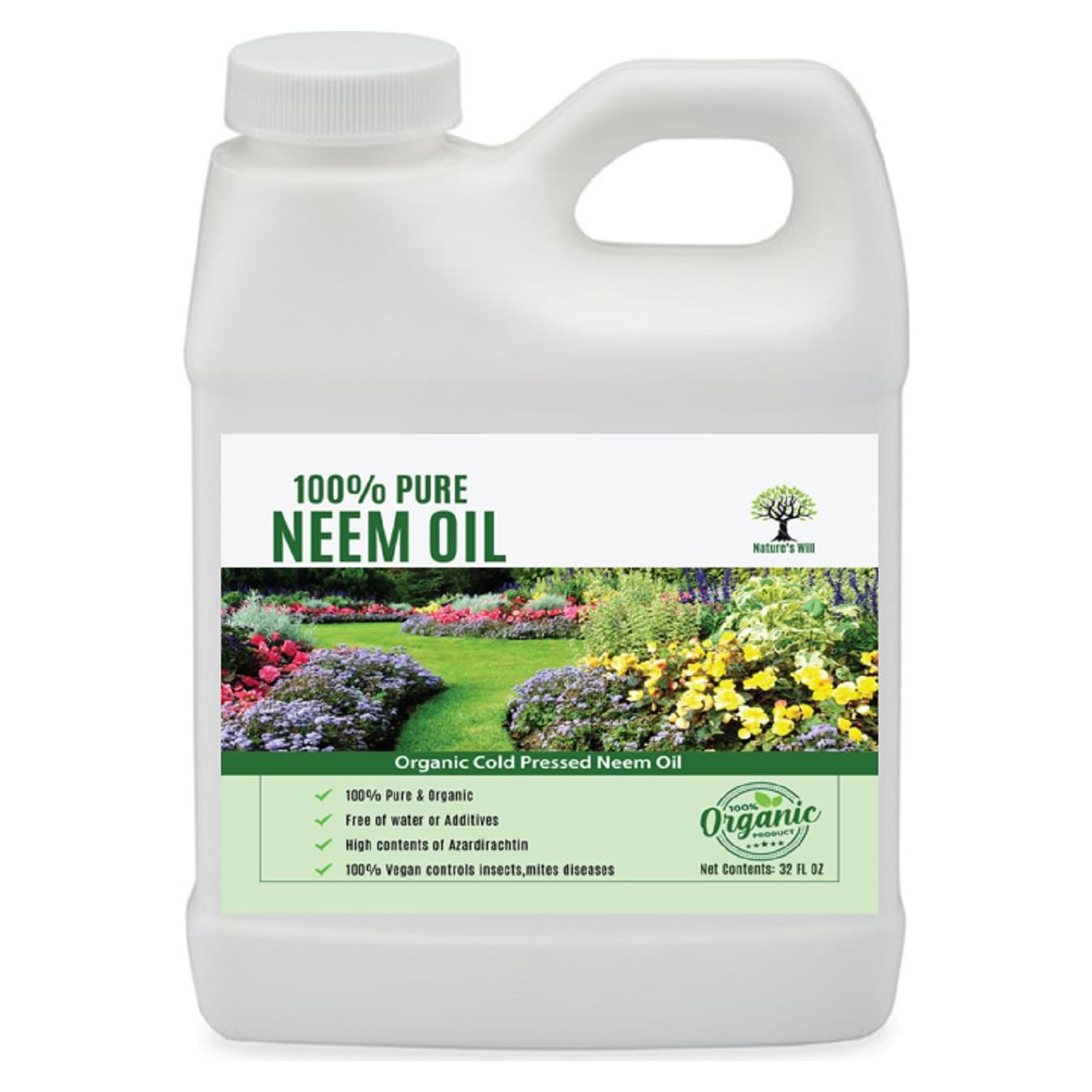 Aceite de Neem 100% Puro Nature's Will 453.6g Prensado en Frío