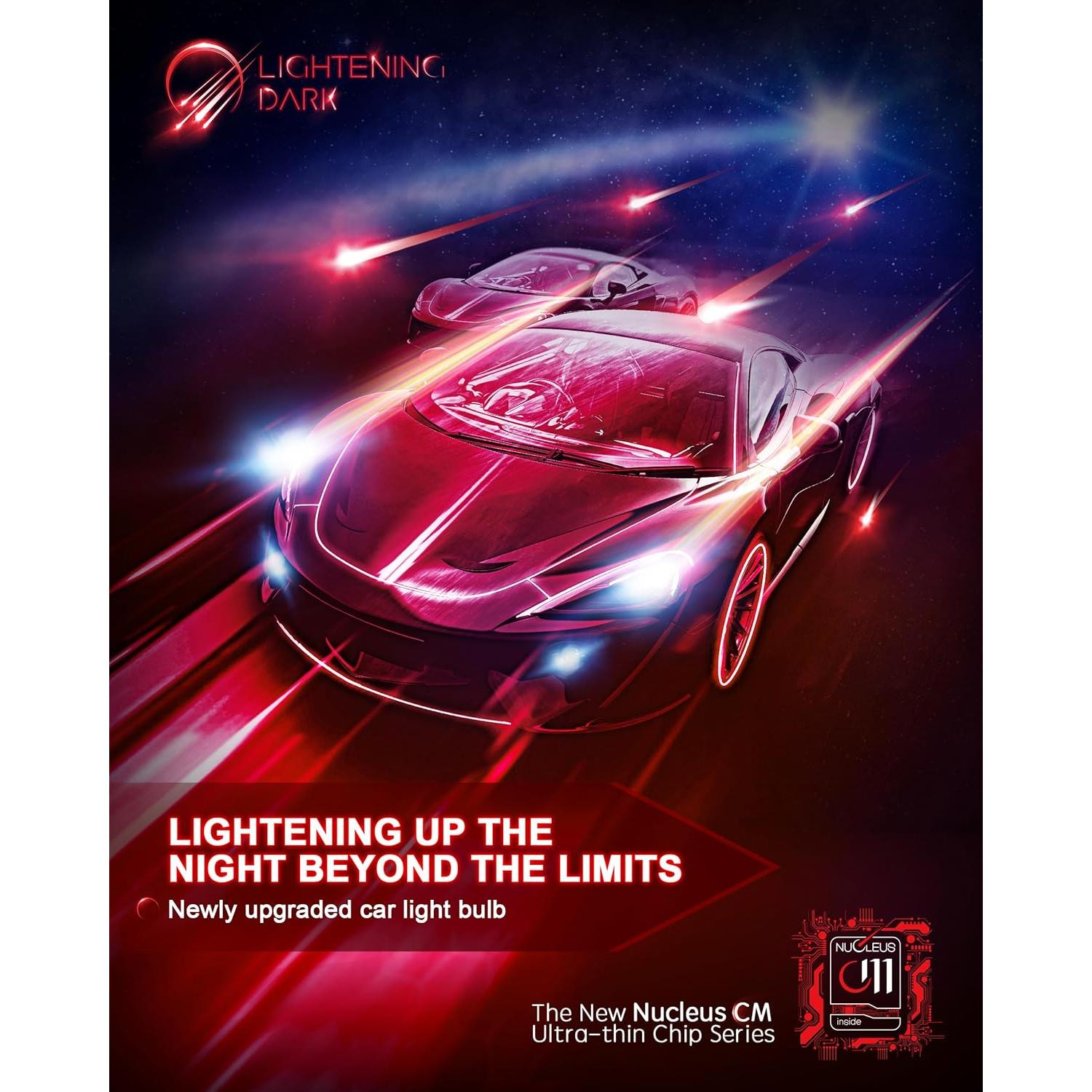 Bombilla de Niebla 9007 LIGHTENING DARK 400% Brillo IP68