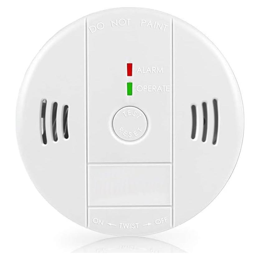 Detector de Humo y CO GLBSUNION GS886 Batería 2 en 1