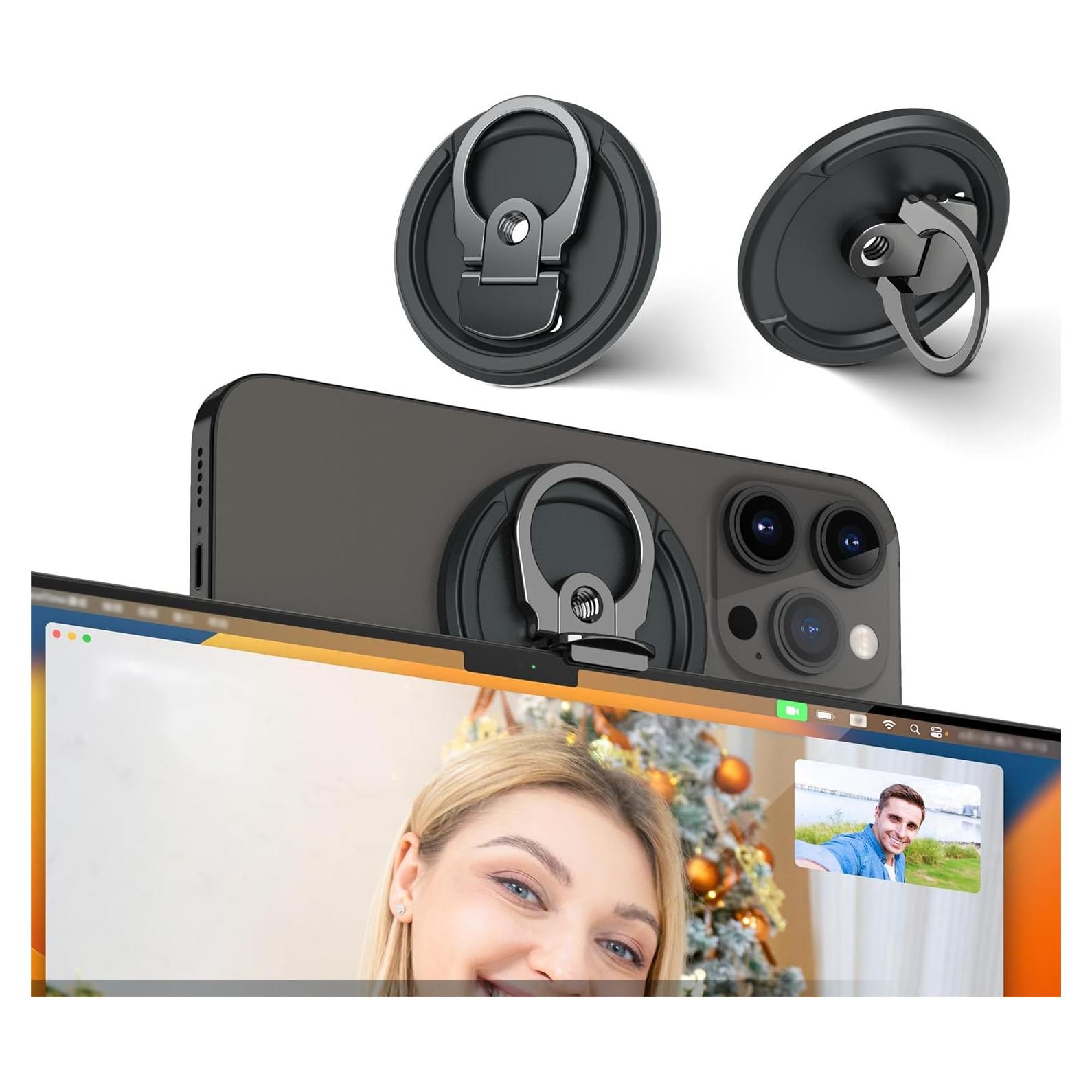 Soporte de Cámara de Continuidad PROfezzion para MacBook - Negro