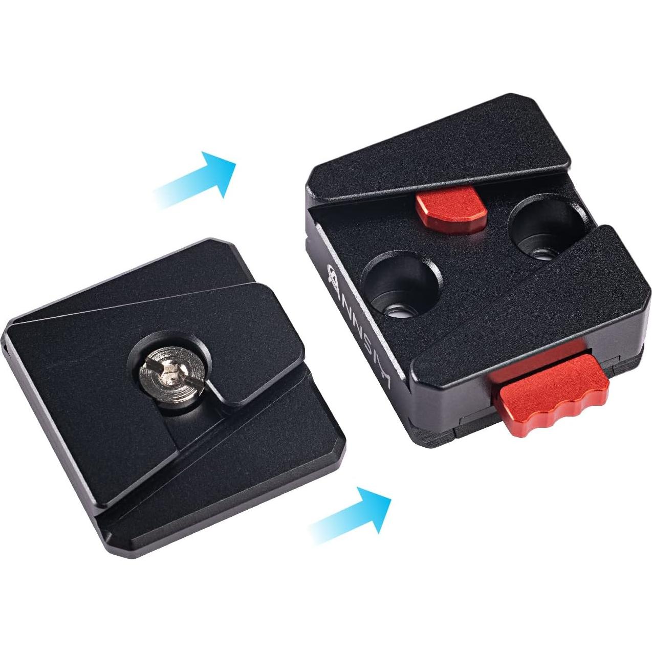 Adaptador de Montaje Rápido Arca Suiza 38mm para Cámaras DSLR