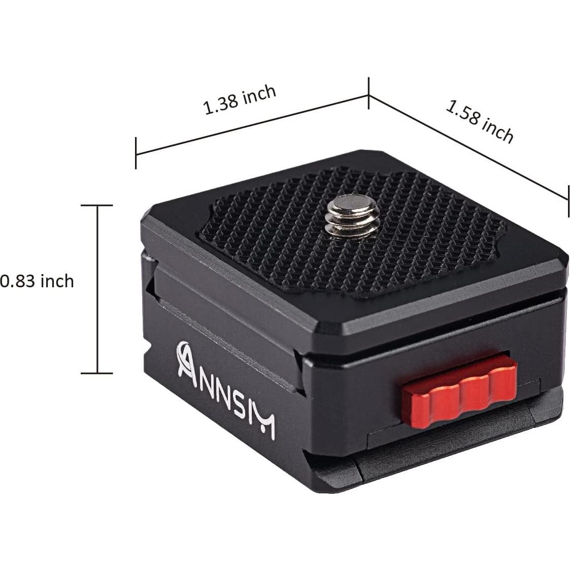 Adaptador de Montaje Rápido Arca Suiza 38mm para Cámaras DSLR