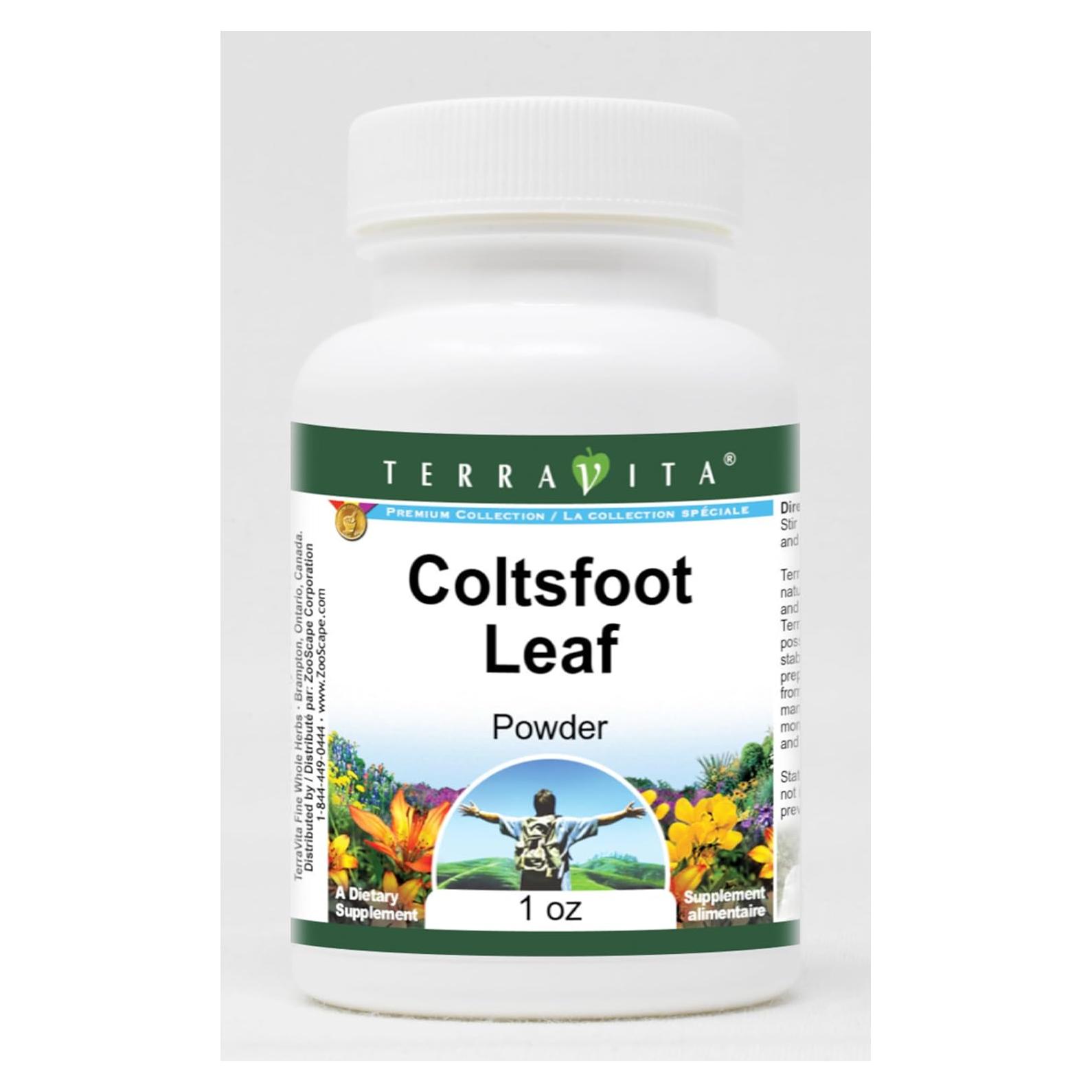 Polvo de Hoja de Coltsfoot TerraVita 28.35 g Sin Rellenos