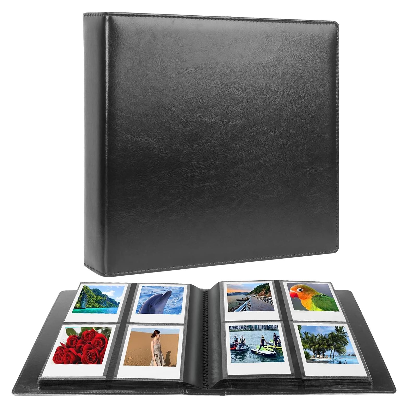 Álbum de Fotos Polaroid Ruibytree 192 Bolsillos Negro