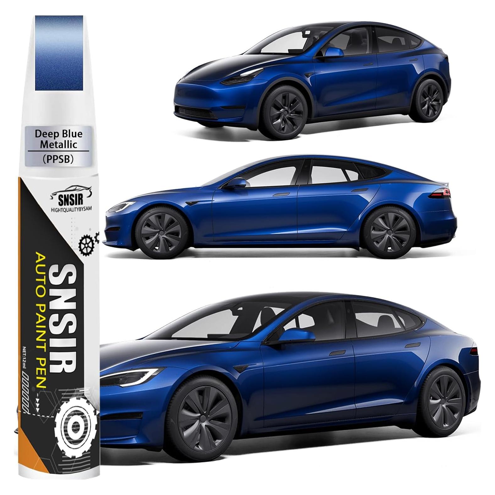 Pintura de Retoque SNSIR Azul Metálico Profundo para Tesla