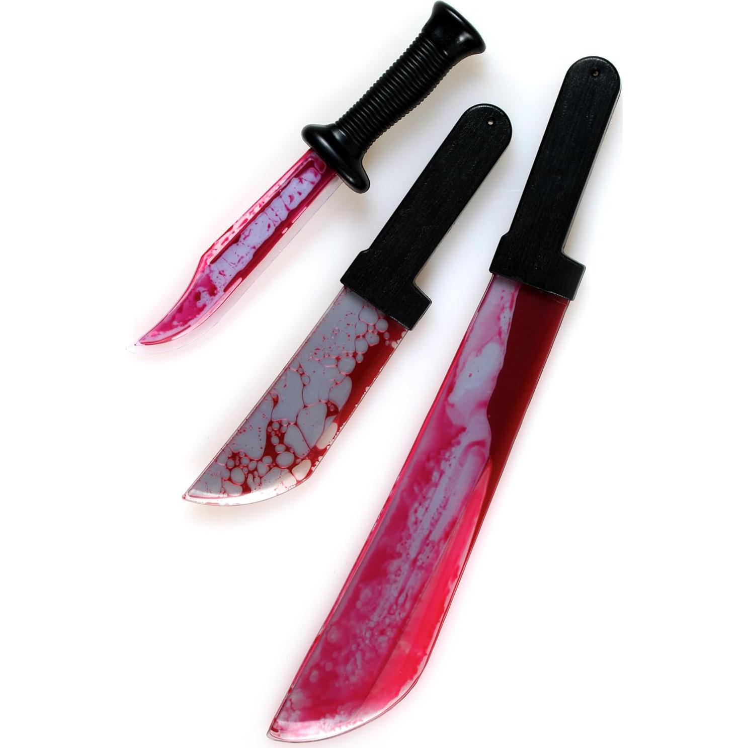 Machete Sangrante de Plástico Fun World 53.34 cm