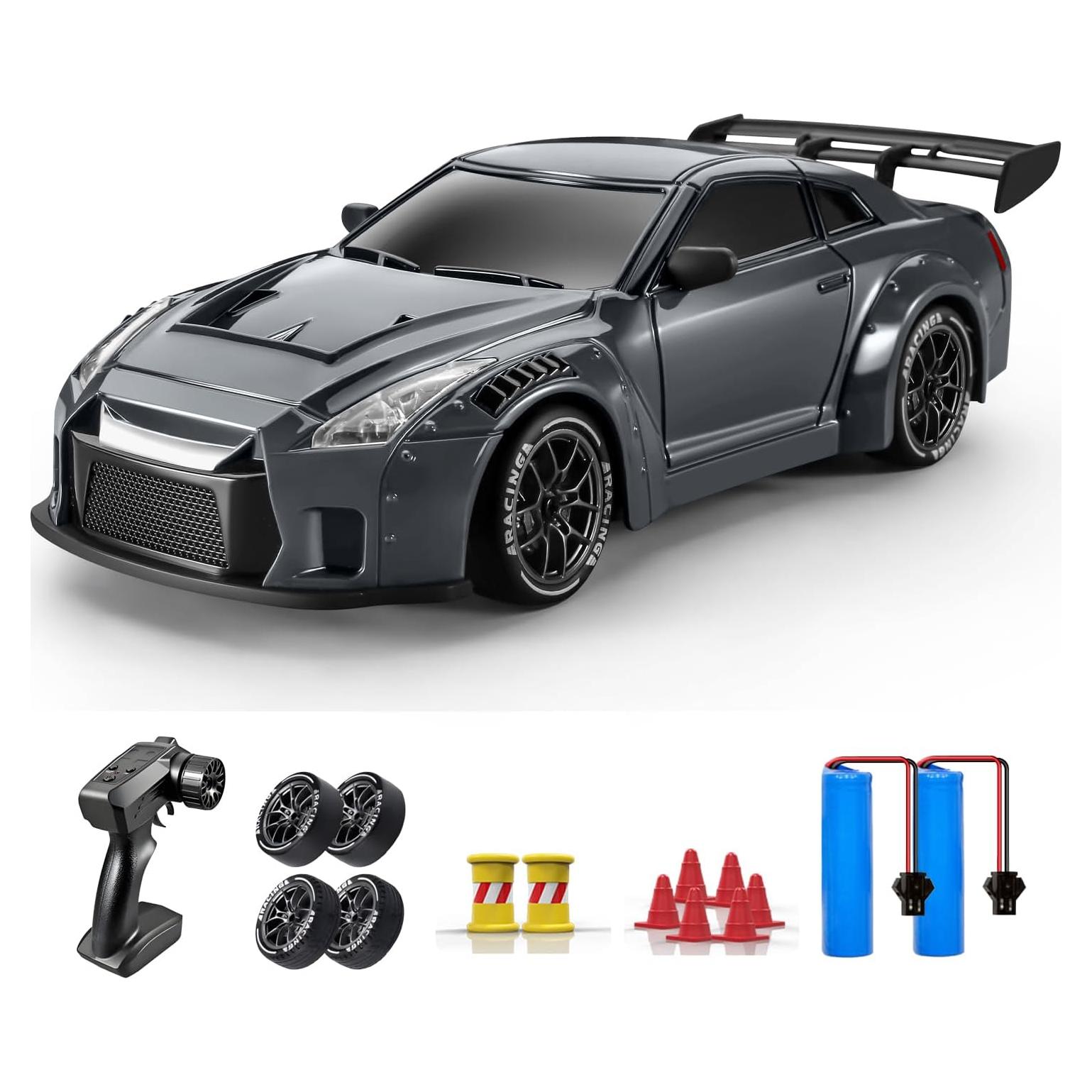 Coche RC Drift ACAMMZAR 1:24 20KM/H 4WD con Luces y Neumáticos