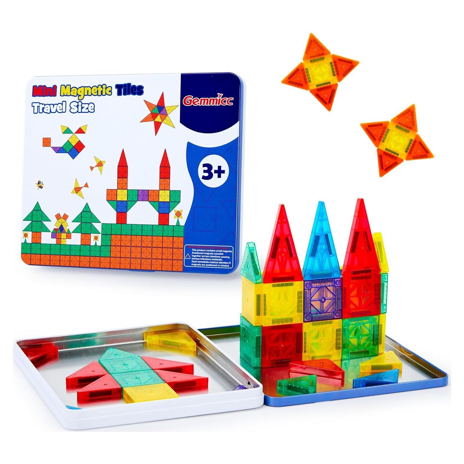 Set de 58 Mini Azulejos Magnéticos Gemmicc para Niños