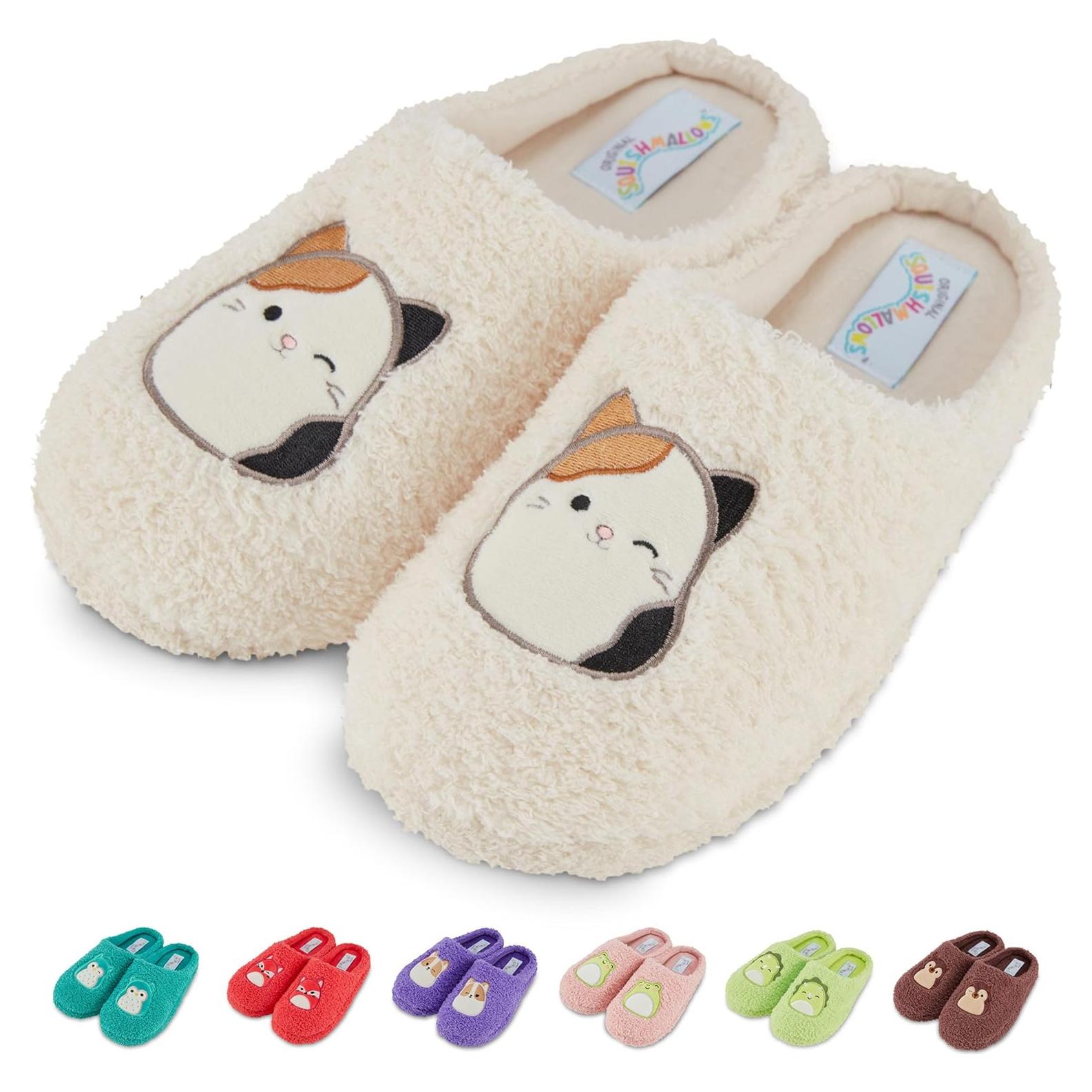 Pantuflas Peludas Squishmallows para Mujeres - Comodidad y Estilo