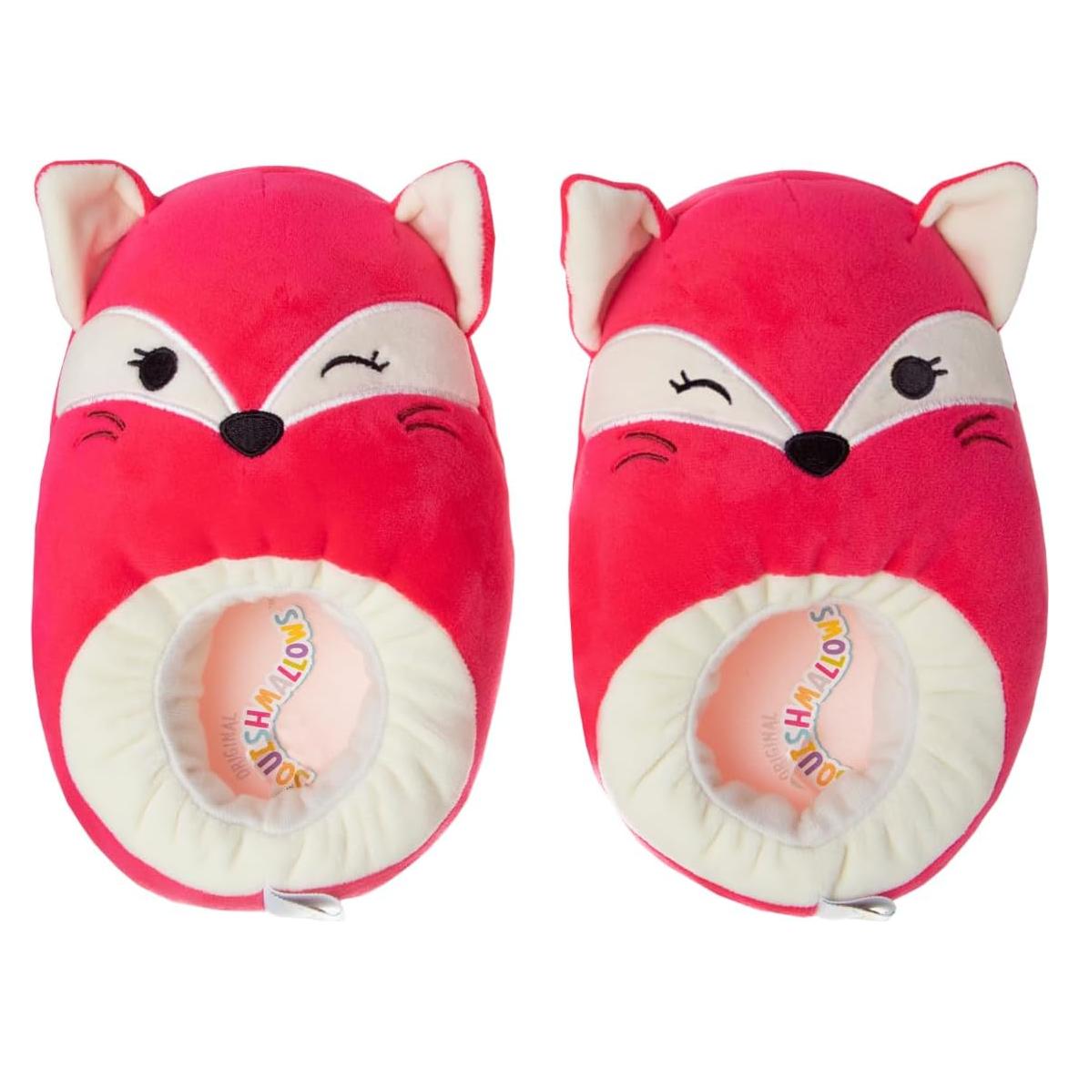 Pantuflas Squishmallows Fifi la Zorra para Niños y Adultos
