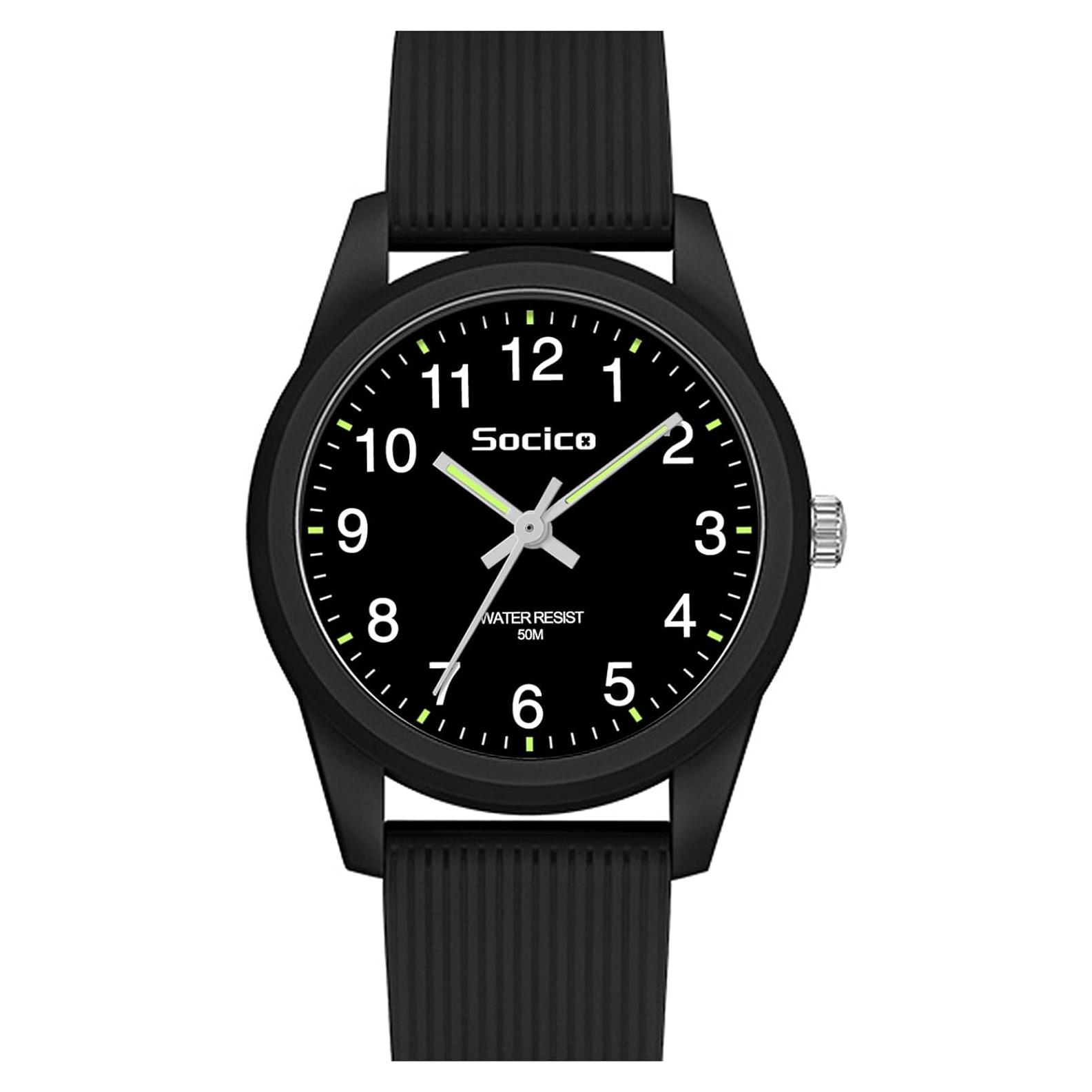 Reloj Analógico SOCICO para Niños 50M Impermeable Camo