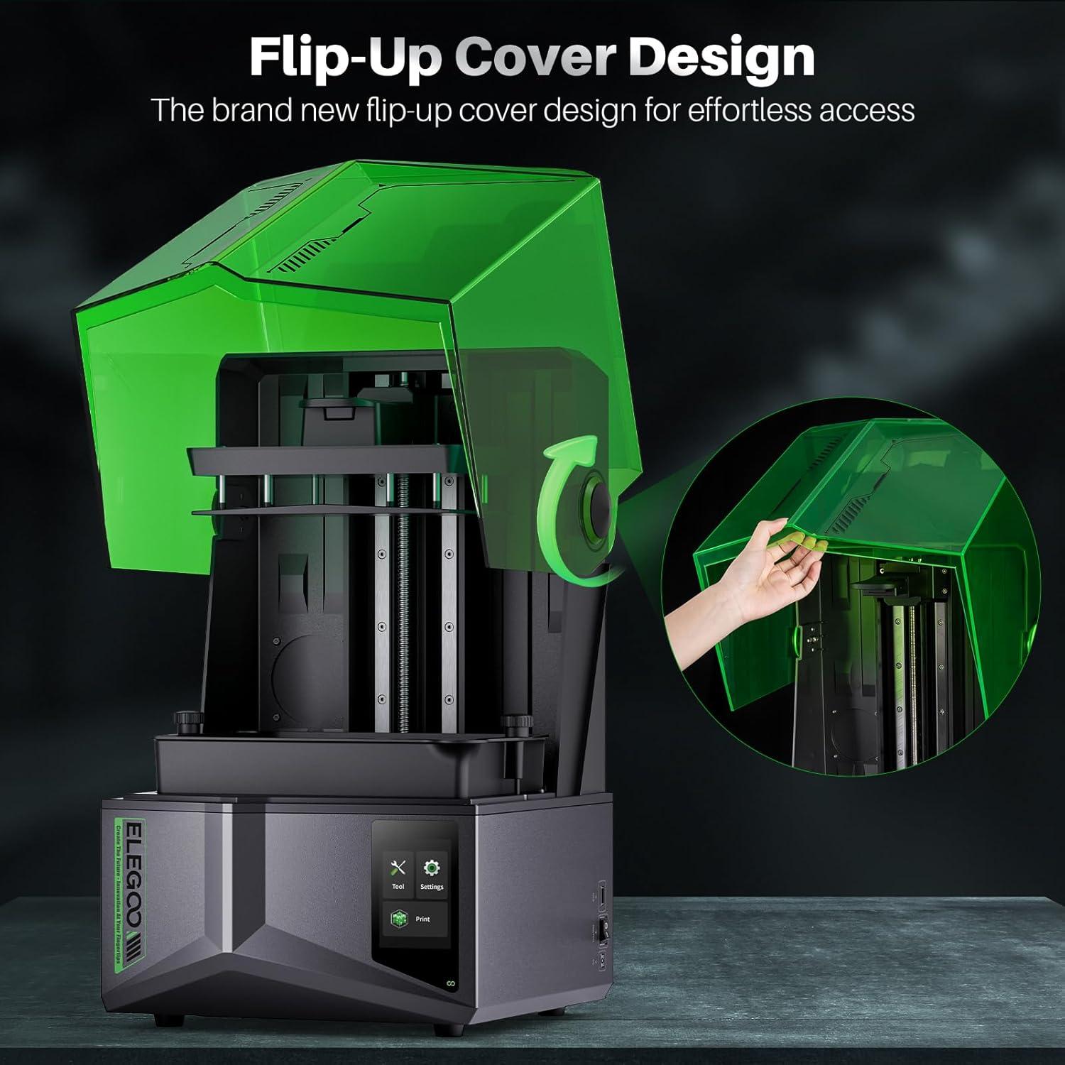 Impresora 3D ELEGOO Saturn 4 12K LCD 10" Automática