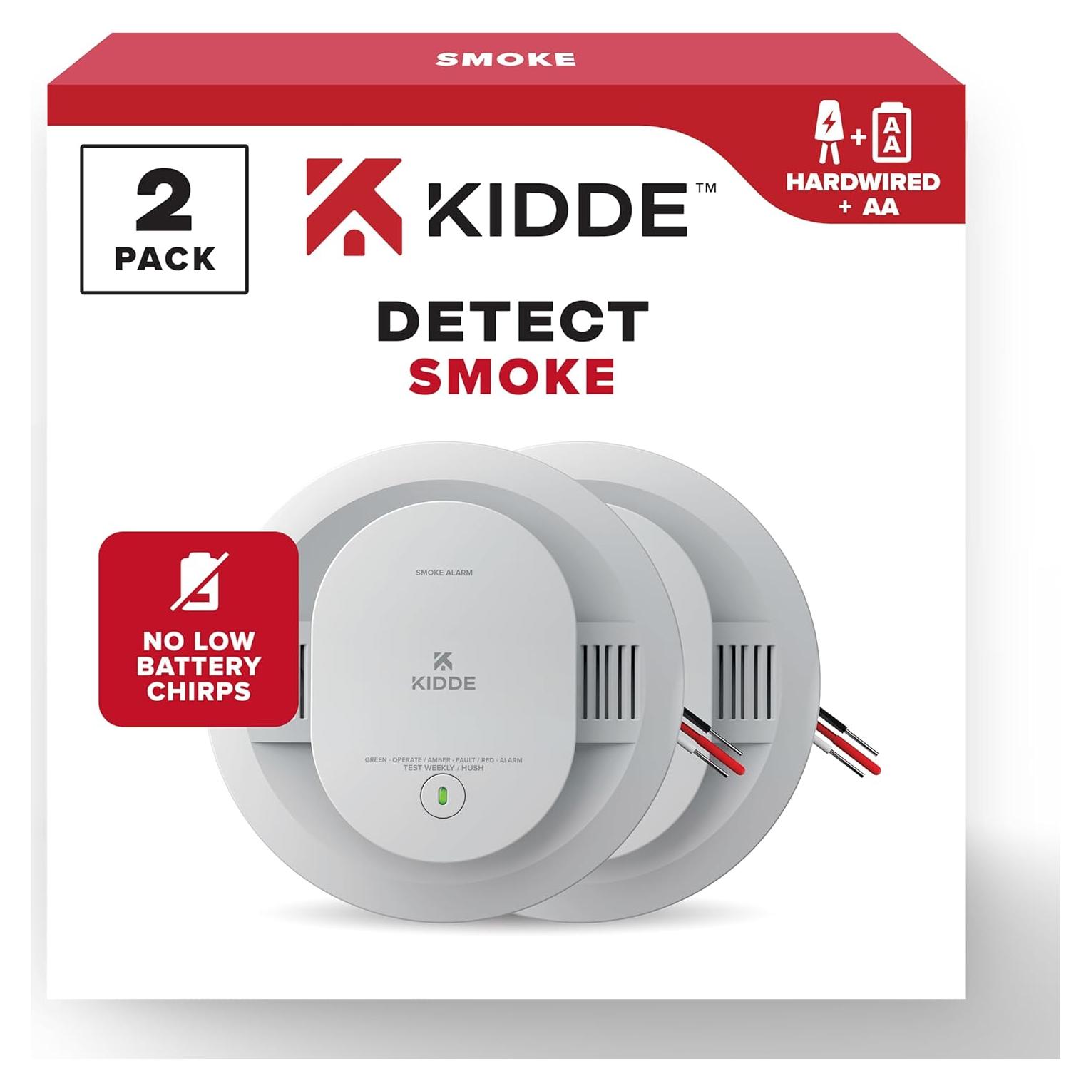 Detector de Humo Kidde 20SAR Interconectable Paquete de 2