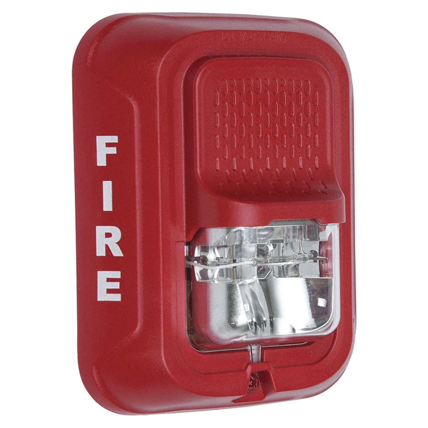 Estroboscópico Rojo de Incendio System Sensor SRL 12.7x15.2cm