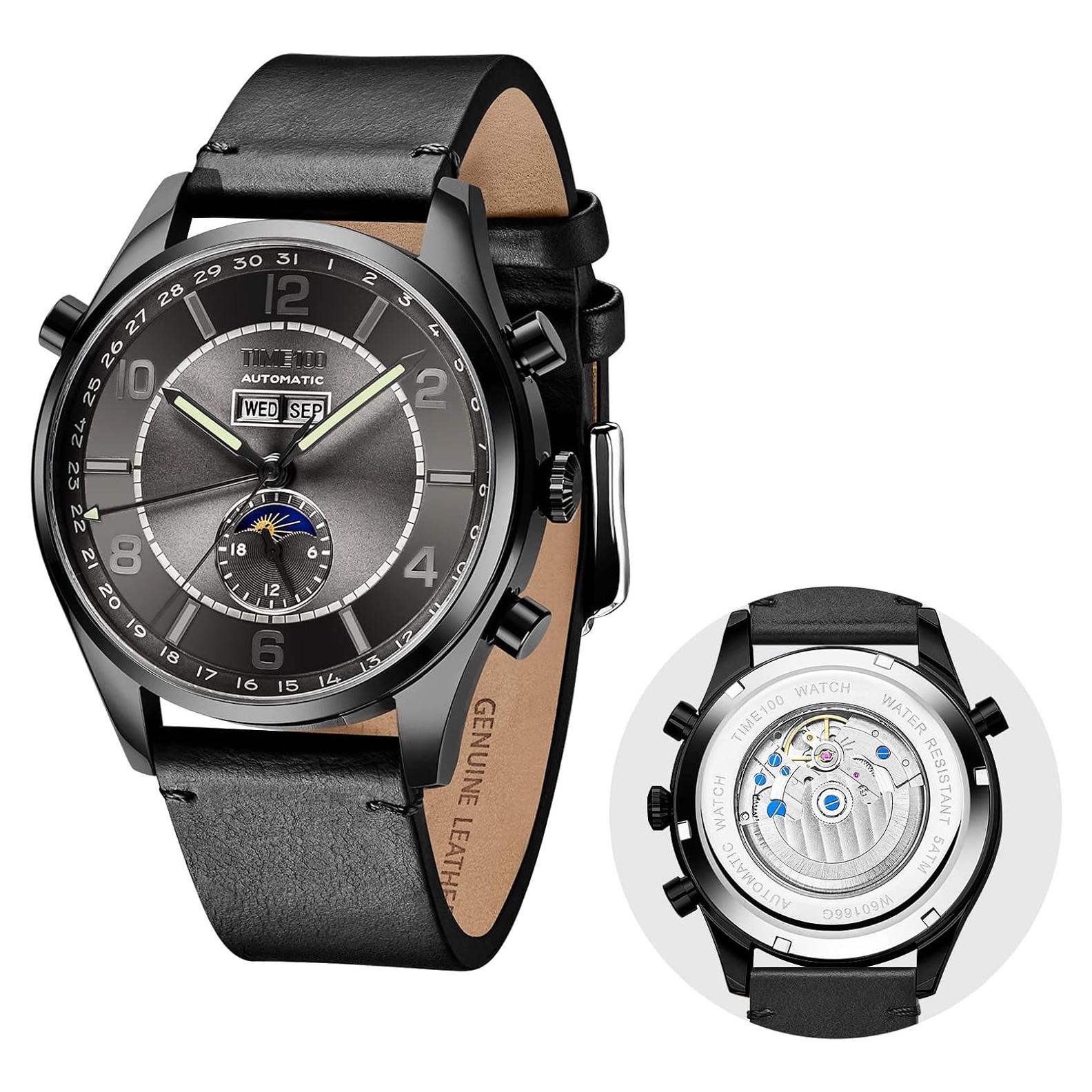 Reloj Automático TIME100 W60166G Hombre 43mm Acero Inoxidable