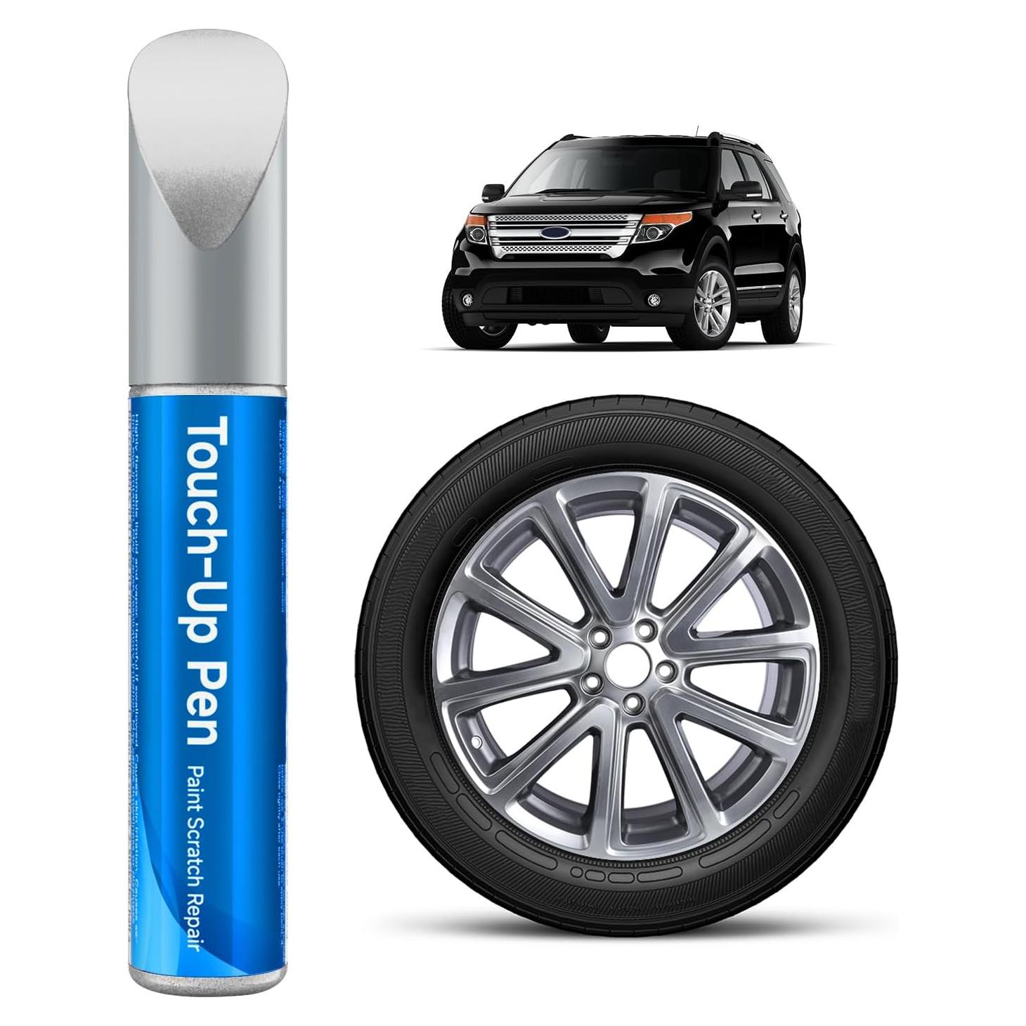 Lápiz de Pintura Reparación Arañazos Ruedas Ford Plata Cristal