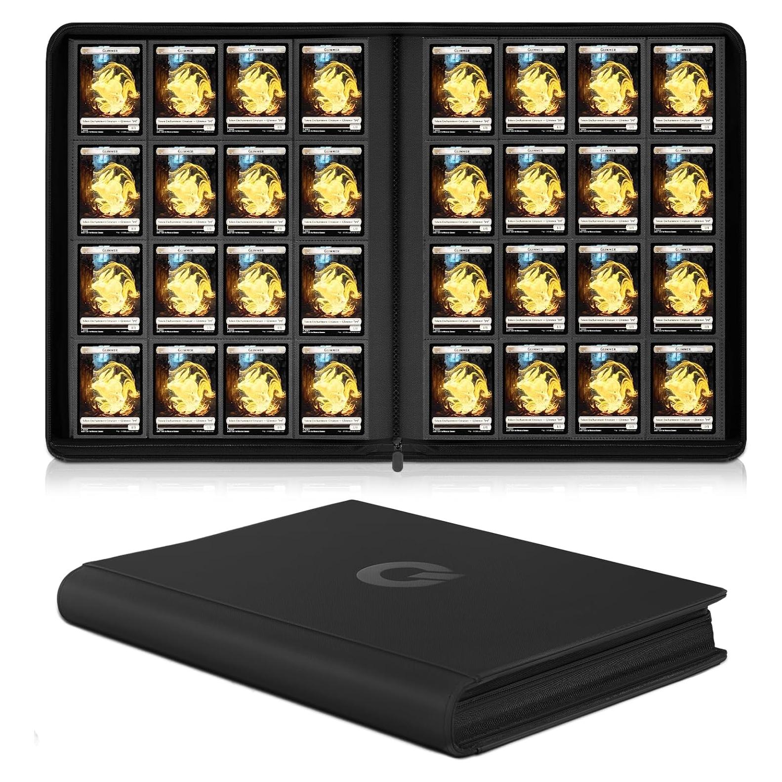 Carpeta de Tarjetas de Comercio Qurhafoo 1024 Páginas PU Negra