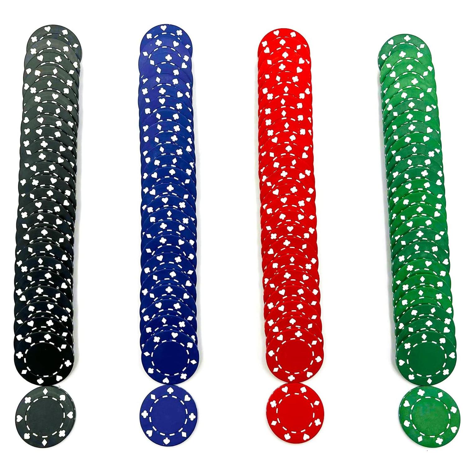 Fichas de Póker SEETOOOGAMES 100 Piezas 11.5g 40mm