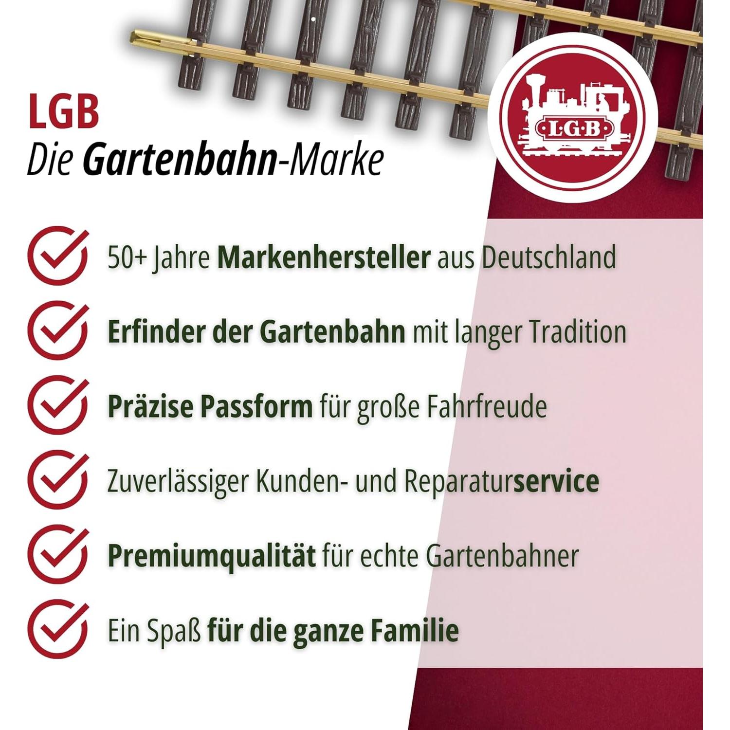 Parachoques de Riel Doblado LGB 10320 para Tren Escala G