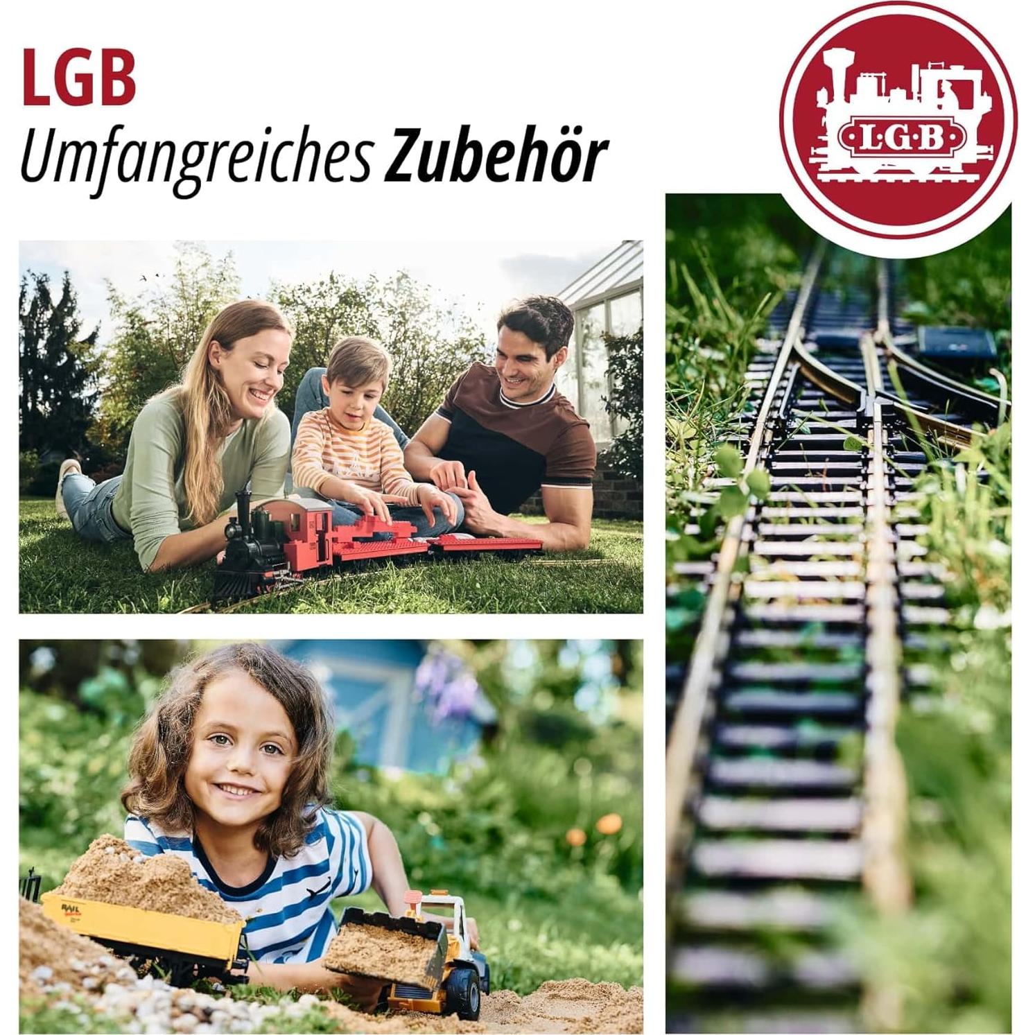 Parachoques de Riel Doblado LGB 10320 para Tren Escala G