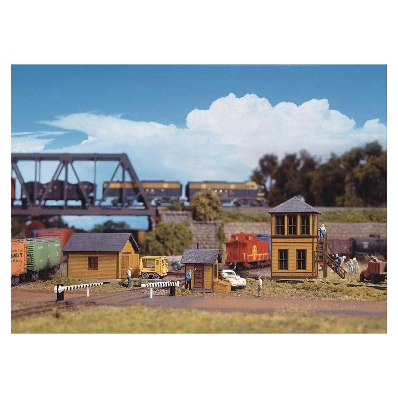 Conjunto de Estructuras Lado de Vía Walthers Escala N - Kit