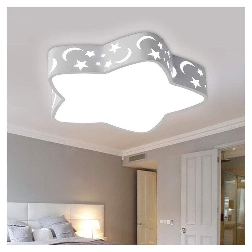 Luz de Techo LED LAKIQ Estrella 40 cm Blanca para Niños
