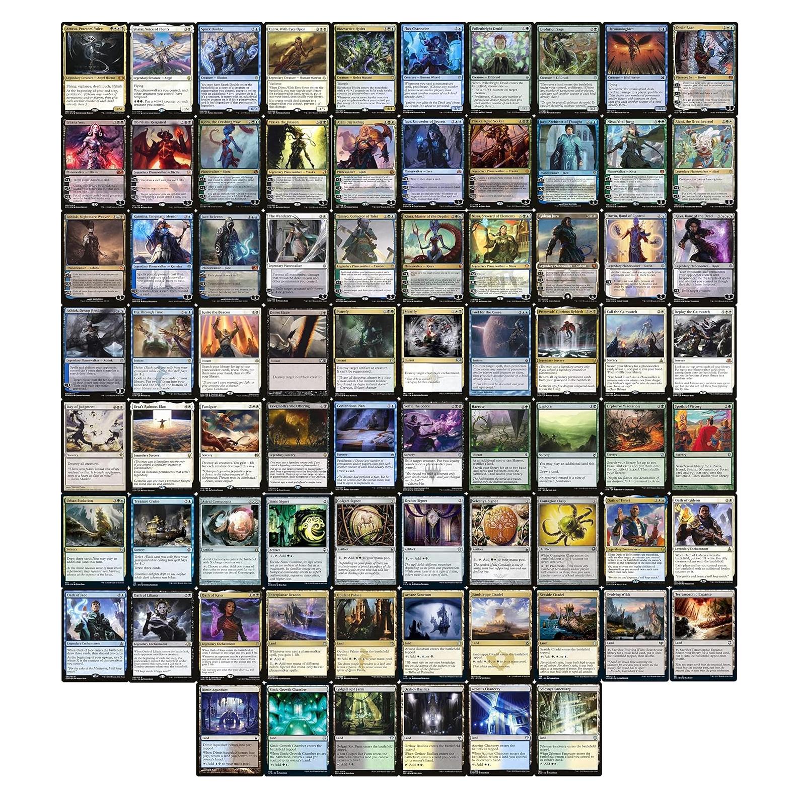 Mazo de Comandante Elite MTG Atraxa 100 Cartas EDH