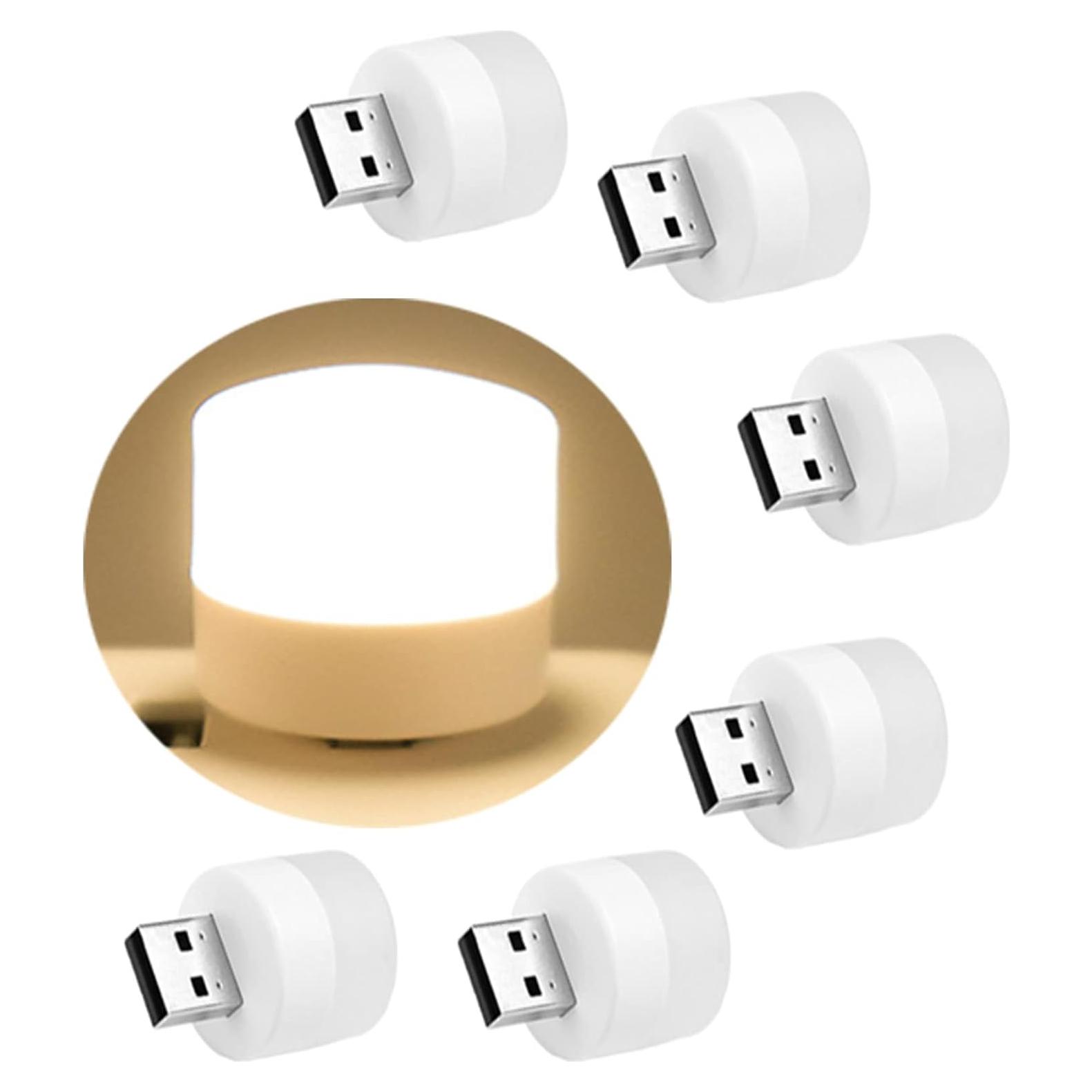 Luz Nocturna USB Ioyaauy LED 6PCS Cálidas 3.56cm