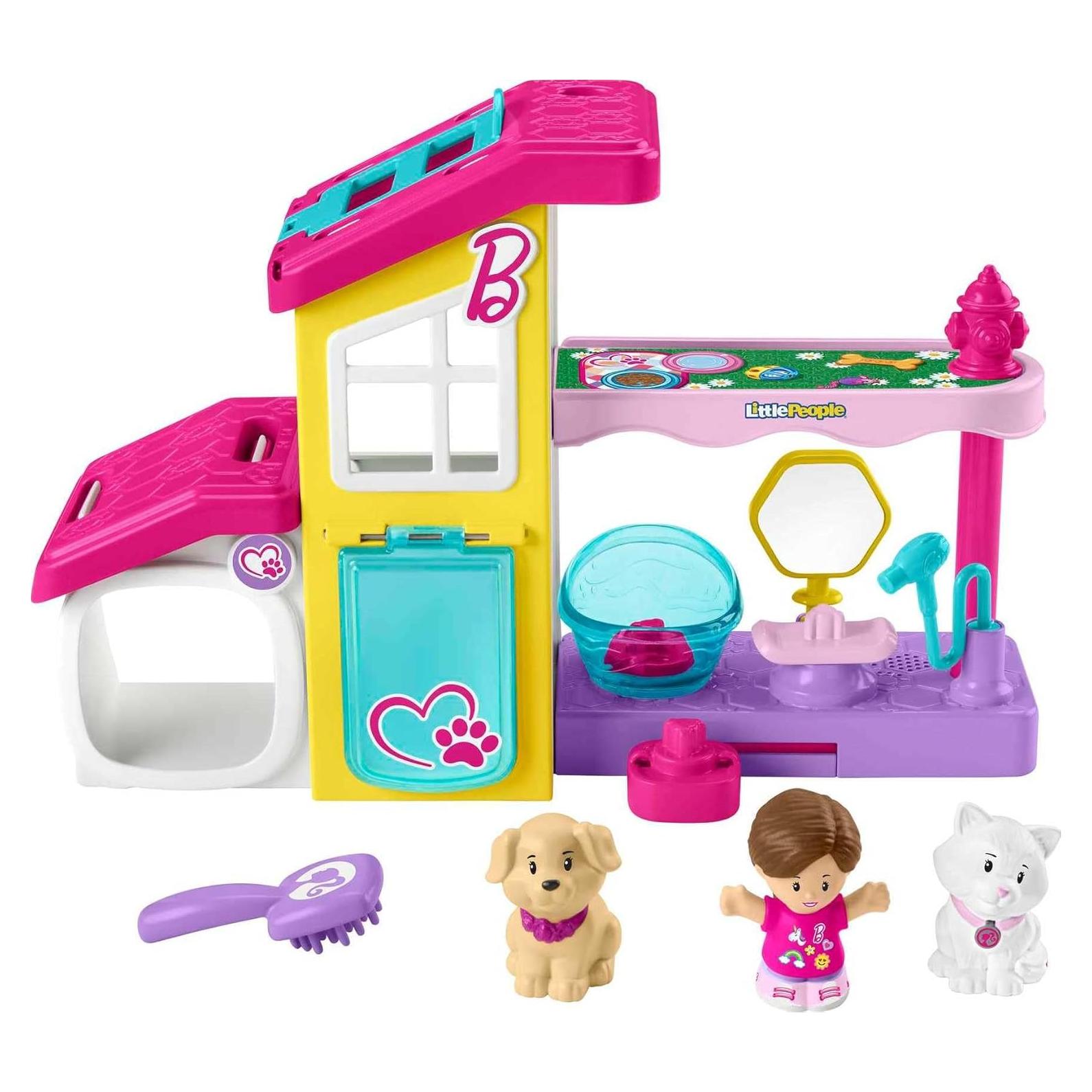 Fisher-Price Little People Spa de Mascotas Barbie 2 Pisos