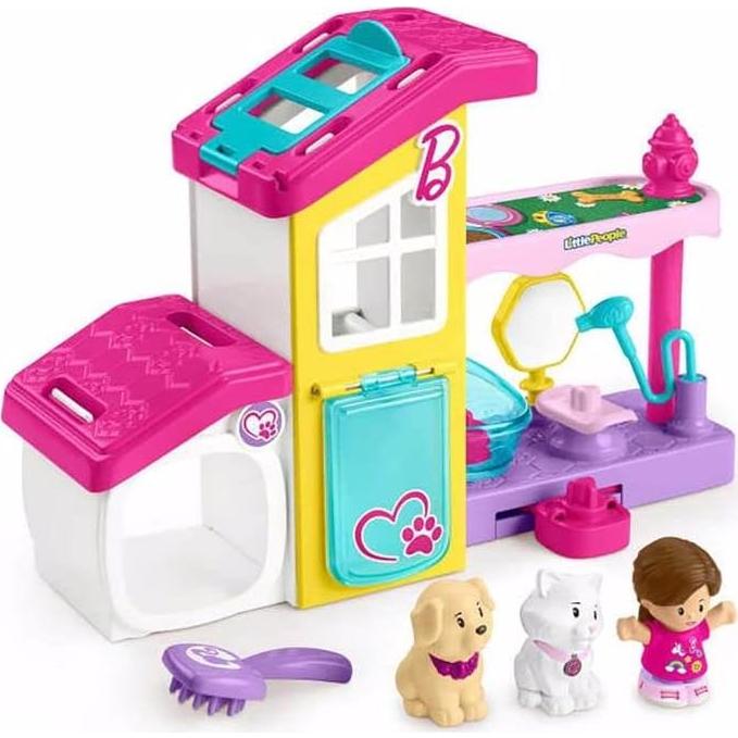 Fisher-Price Little People Spa de Mascotas Barbie 2 Pisos