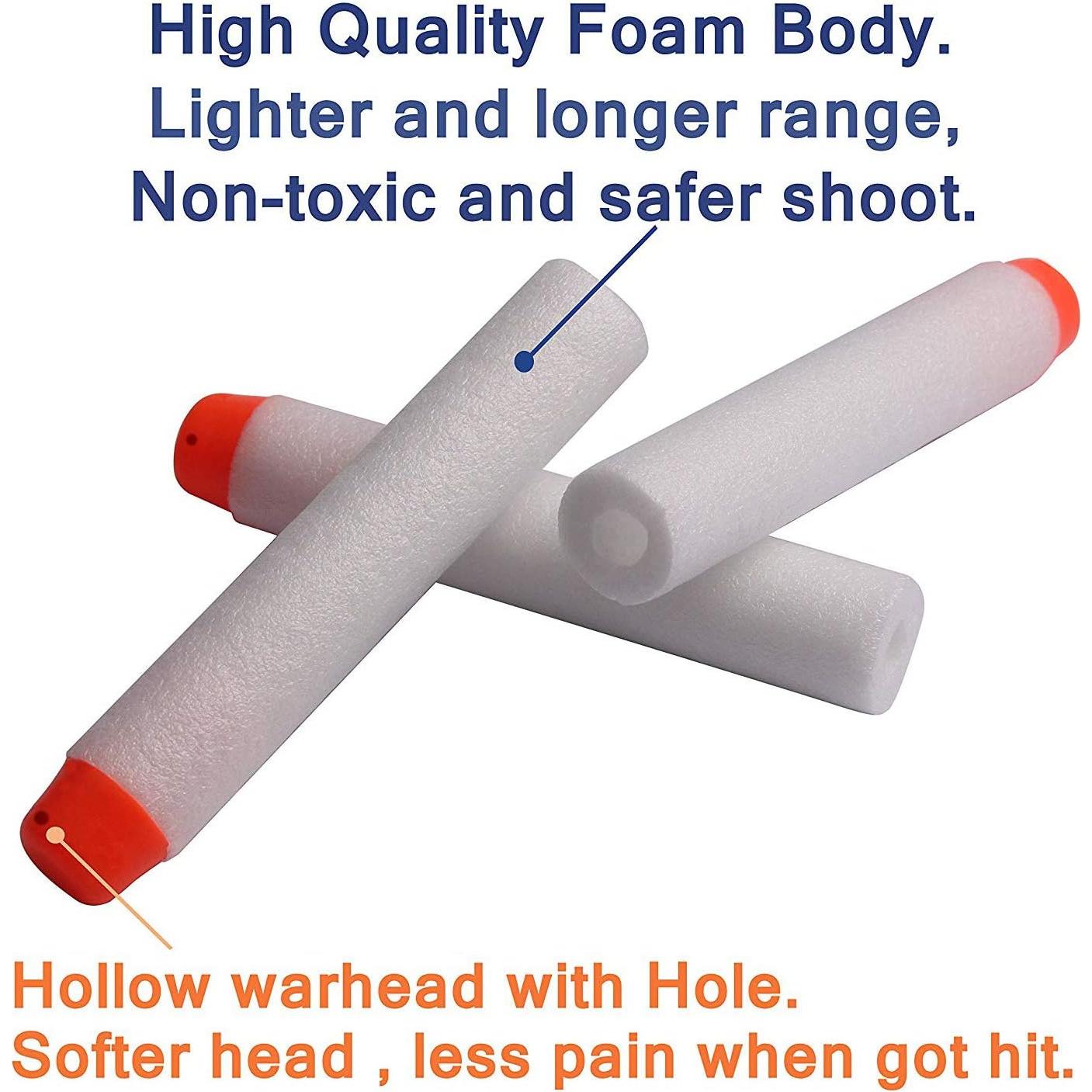 Dardos AMOSTING 1000PCS Brillantes para Nerf Elite 2.0