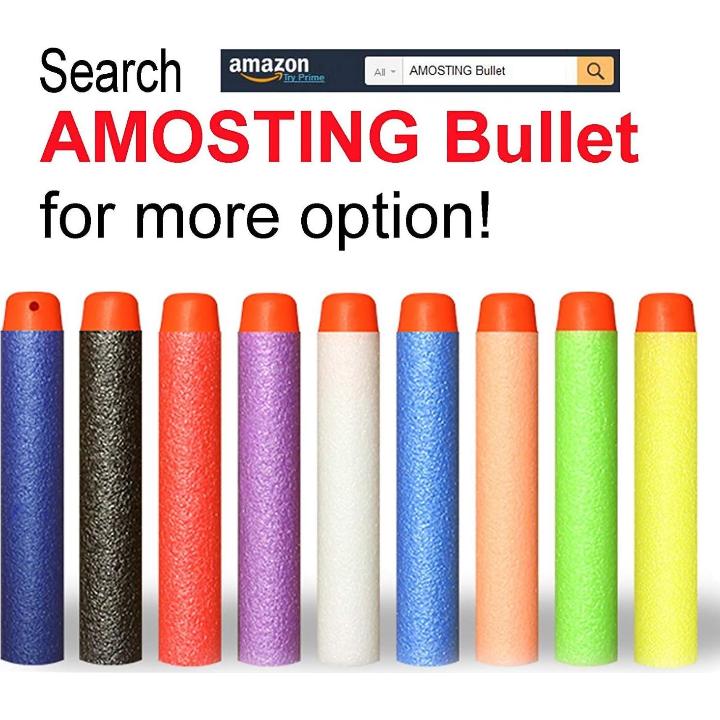 Dardos AMOSTING 1000PCS Brillantes para Nerf Elite 2.0