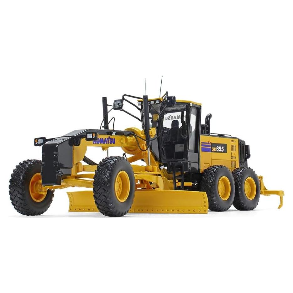 Motoniveladora Komatsu GD655-6 First Gear 1/50 con Ripper