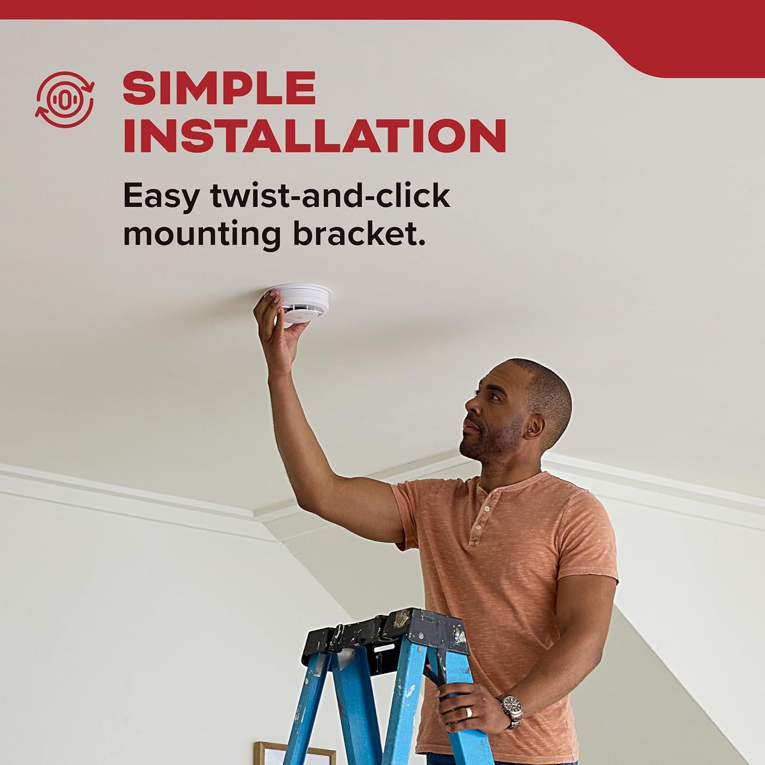 Detector de Humo Kidde 20SDR con Batería AA y LED