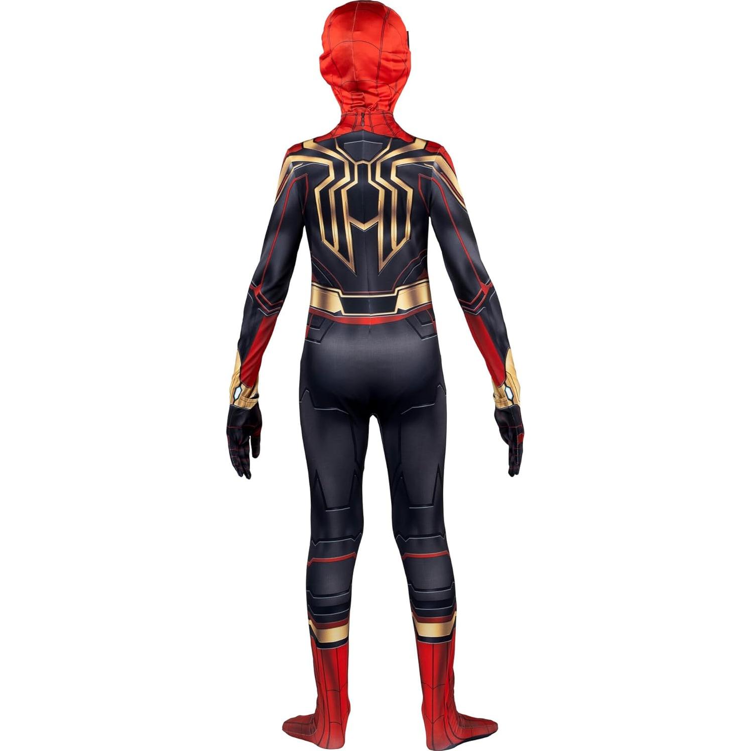 Traje Oficial Deluxe Zentai Spider-Man MARVEL para Jóvenes L