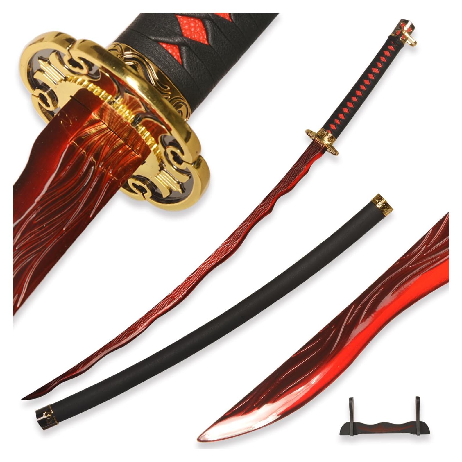 Katana Ríos de Sangre ZKBWFLA 115 cm Acero al Carbono Desafilada